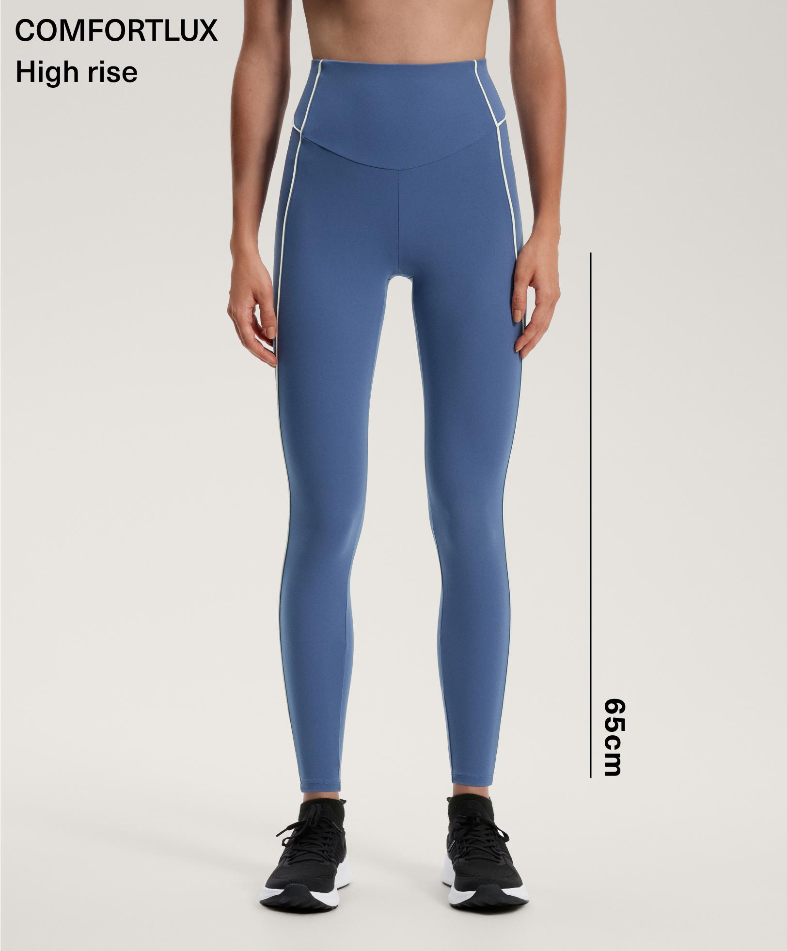 Comfortlux high-rise piping 65 cm ankle-length leggings Comfortlux high-rise piping 65 cm ankle-length leggings