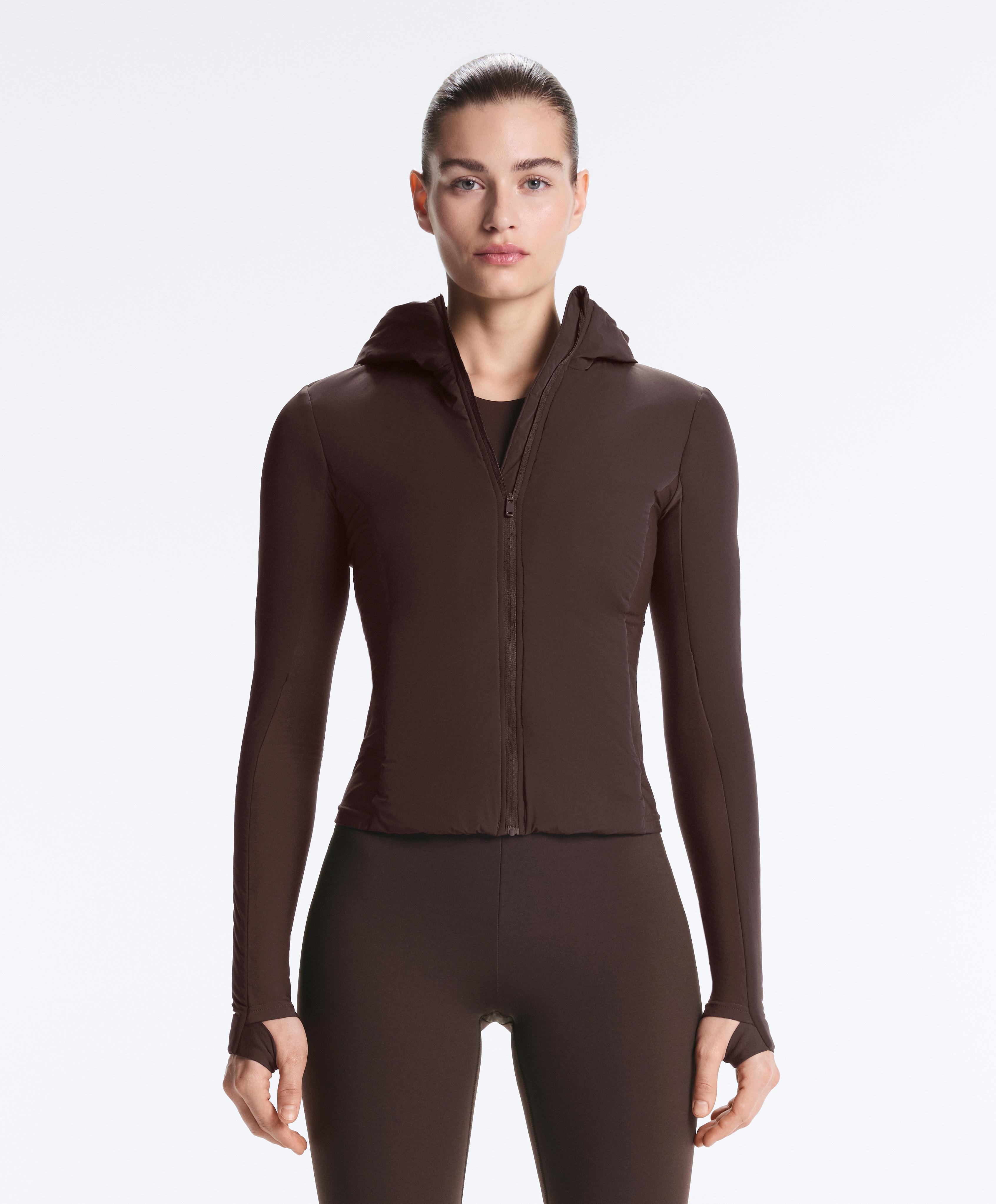 FELLEX® Volcanic technical padded jacket — Dark chocolate