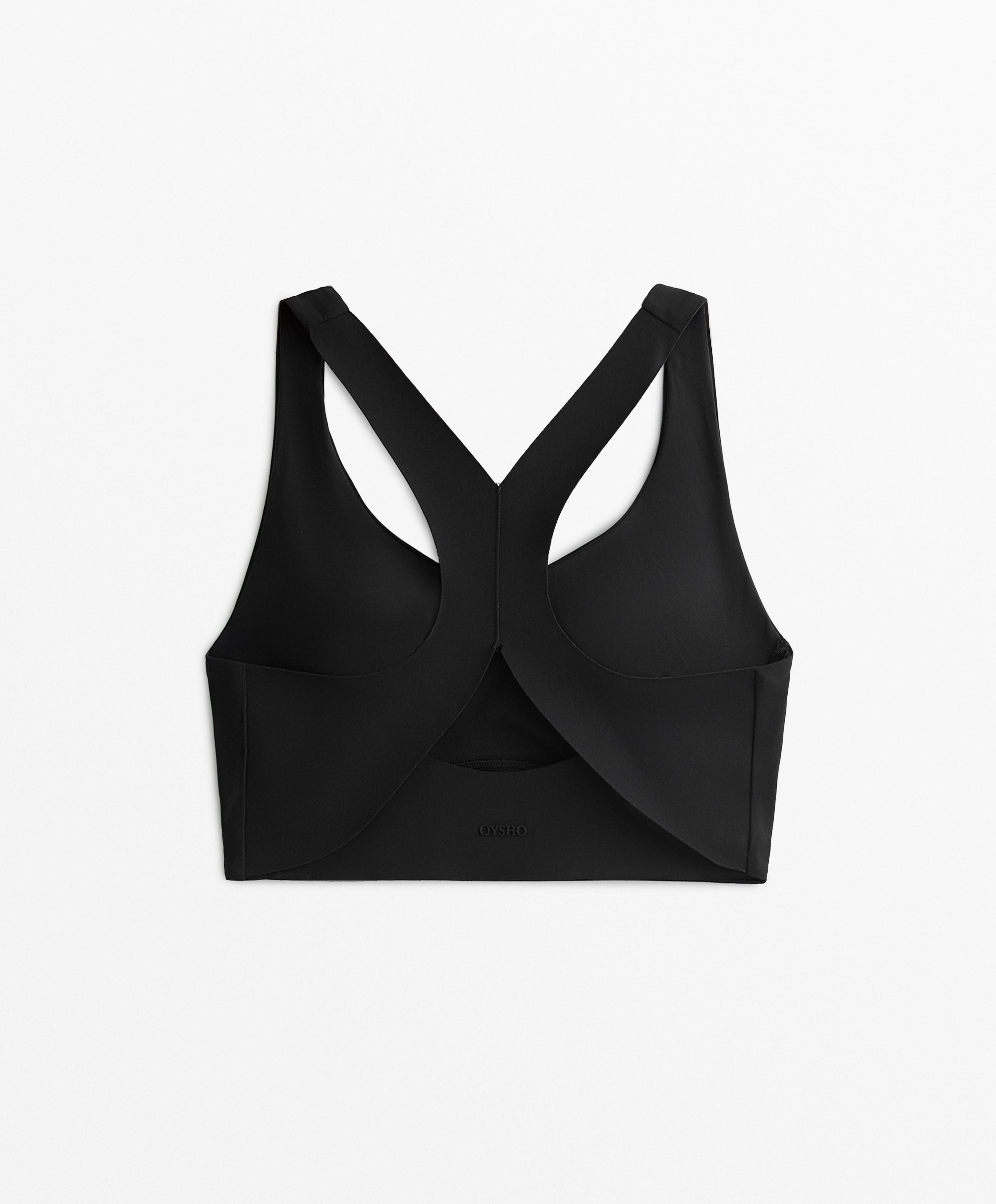 Medium-support compressive bra