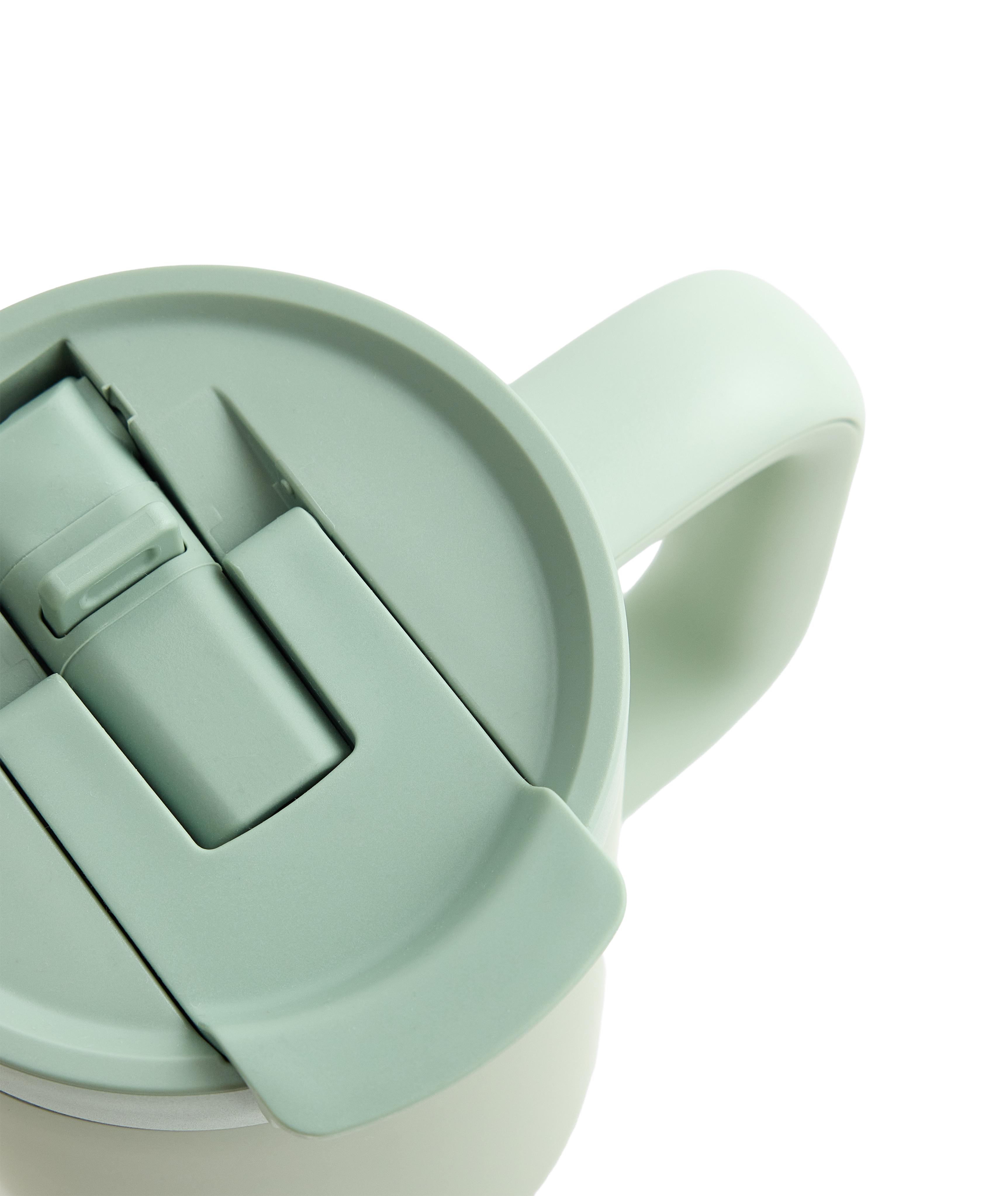 Mini tumbler bottle with handle — WASHED APPLE GREEN