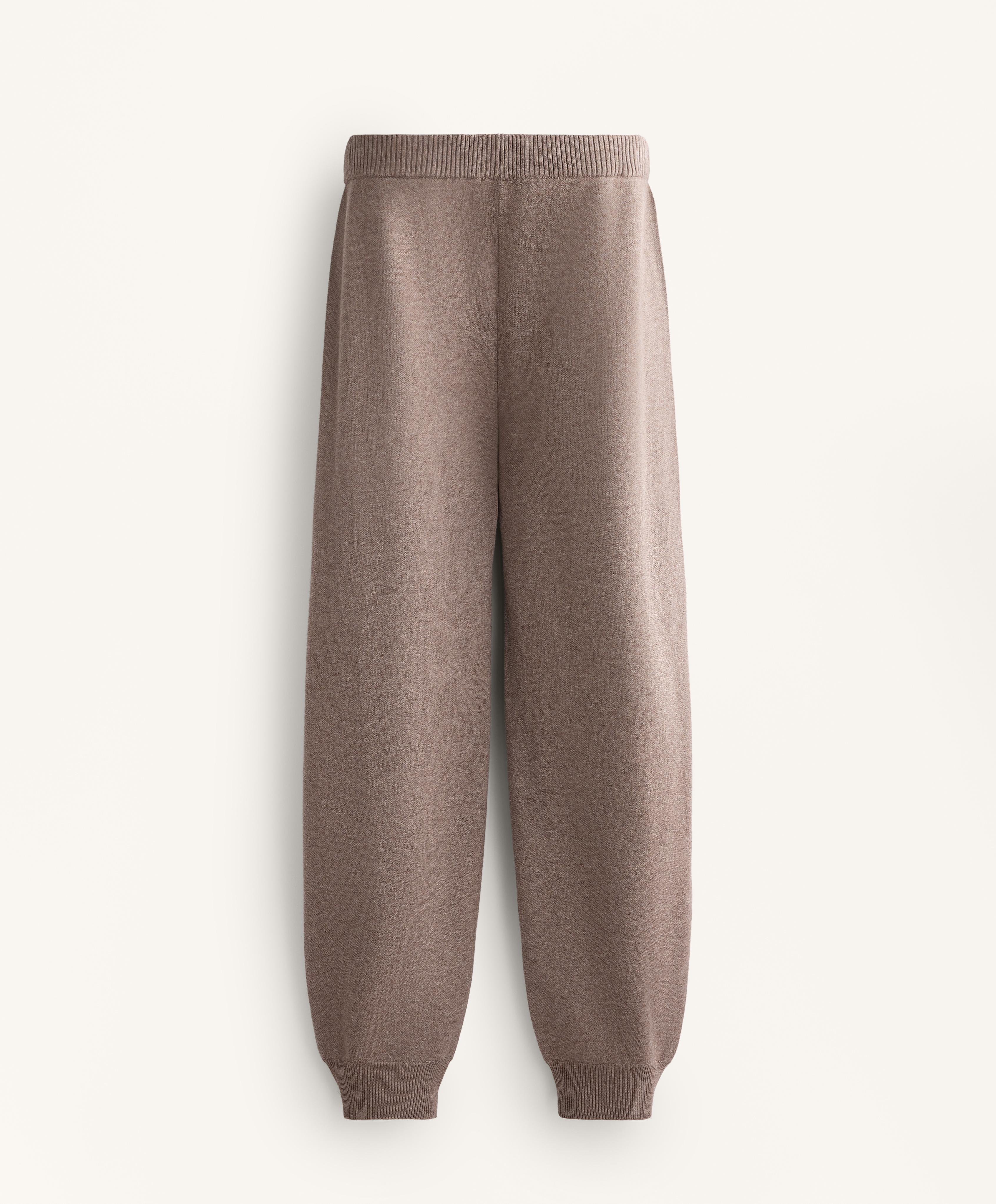 Knit jogger trousers — PINK-MINK