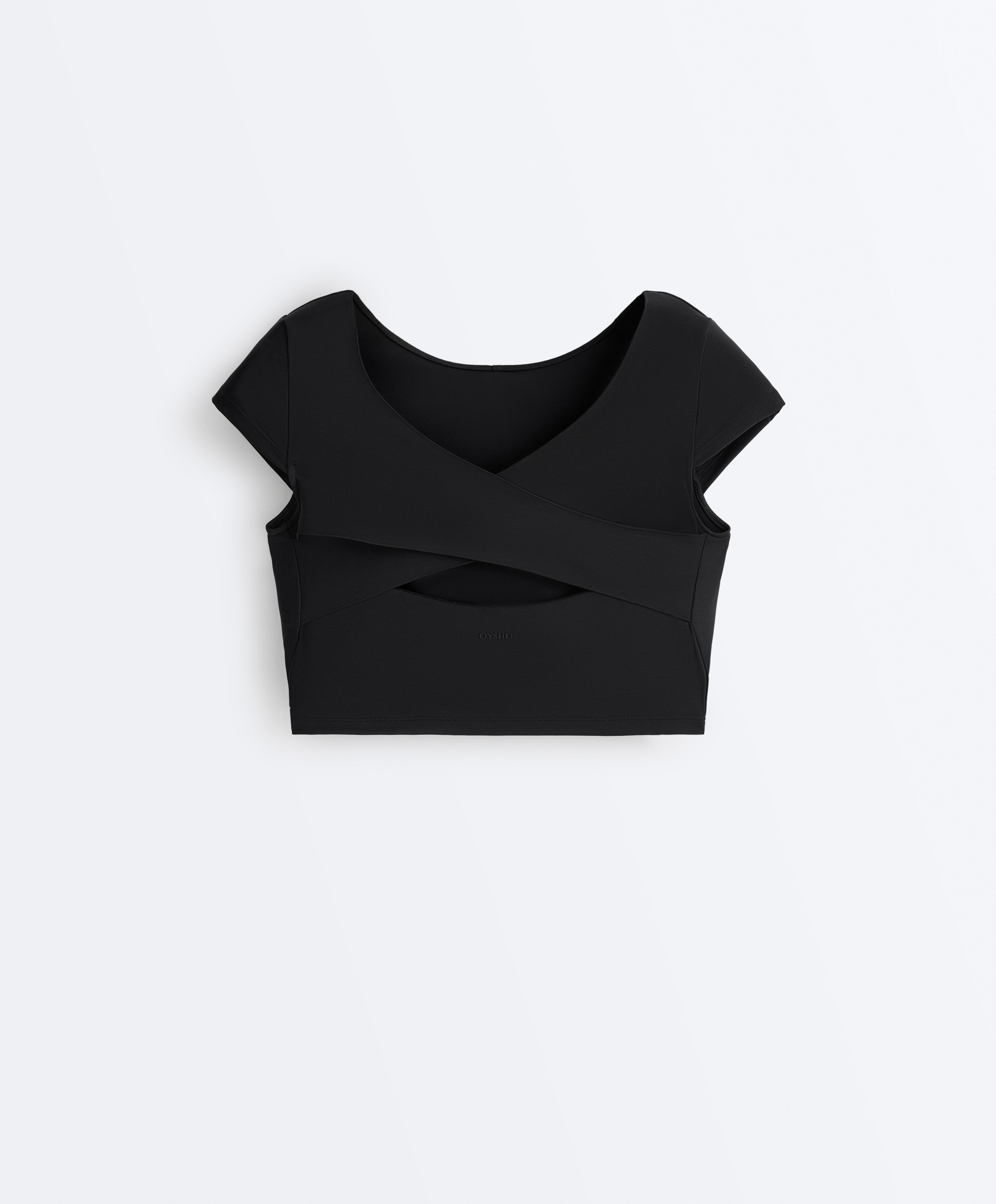 Seamed Compressive tank top — BLACK