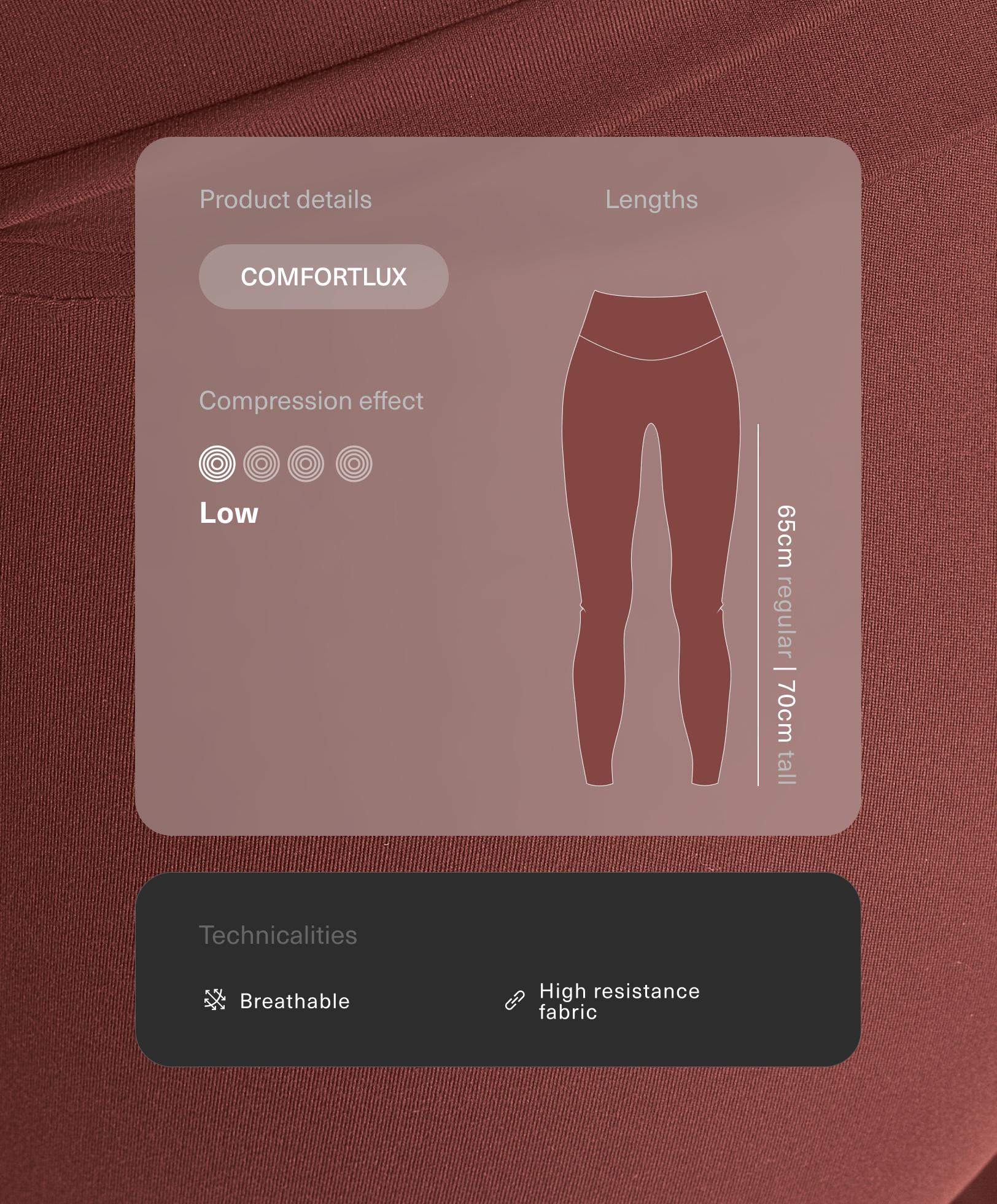 Leggings alla caviglia high rise Comfortlux Leggings alla caviglia high rise Comfortlux