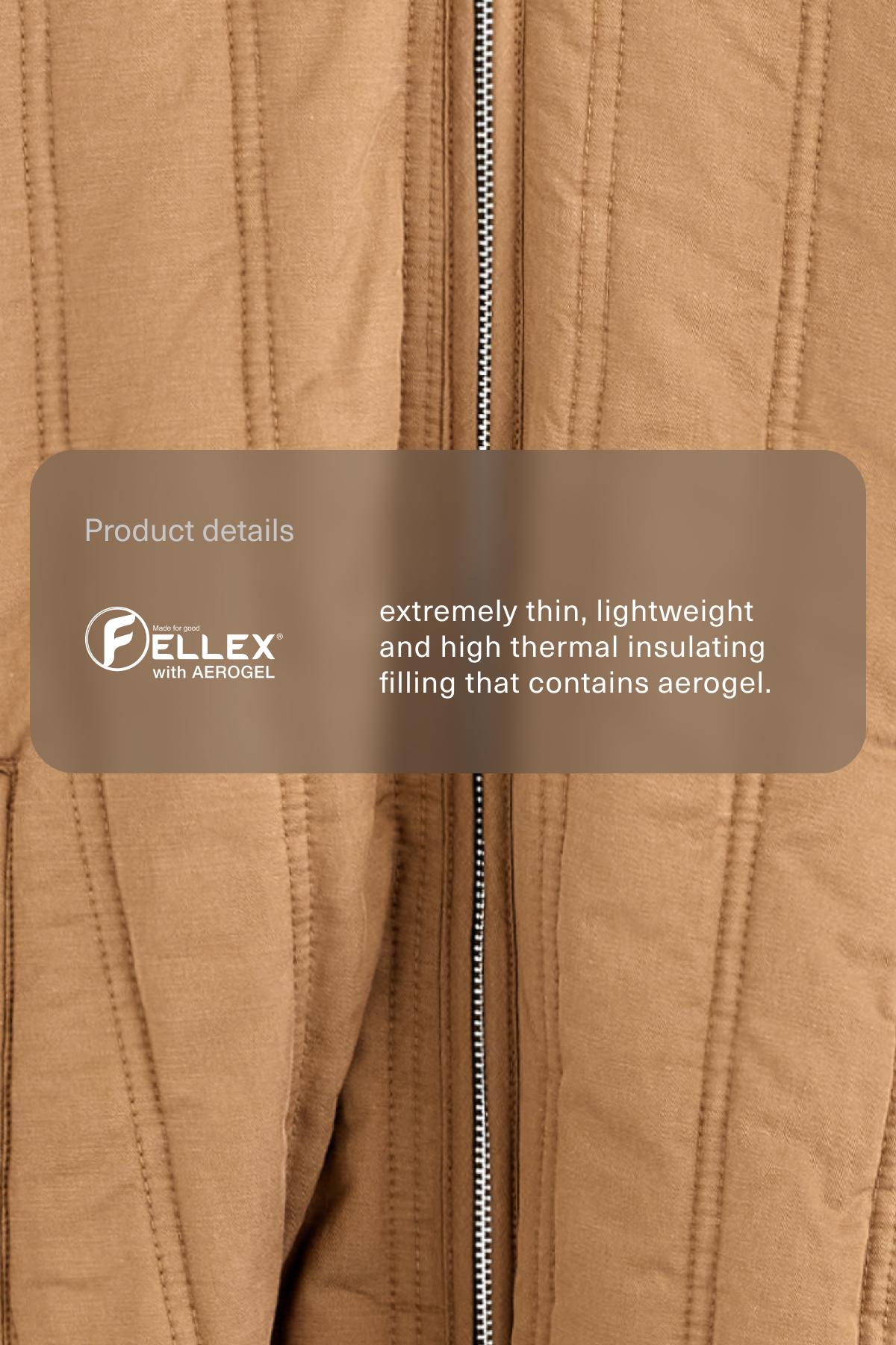 FELLEX® AEROGEL padded jacket — TOFFEE