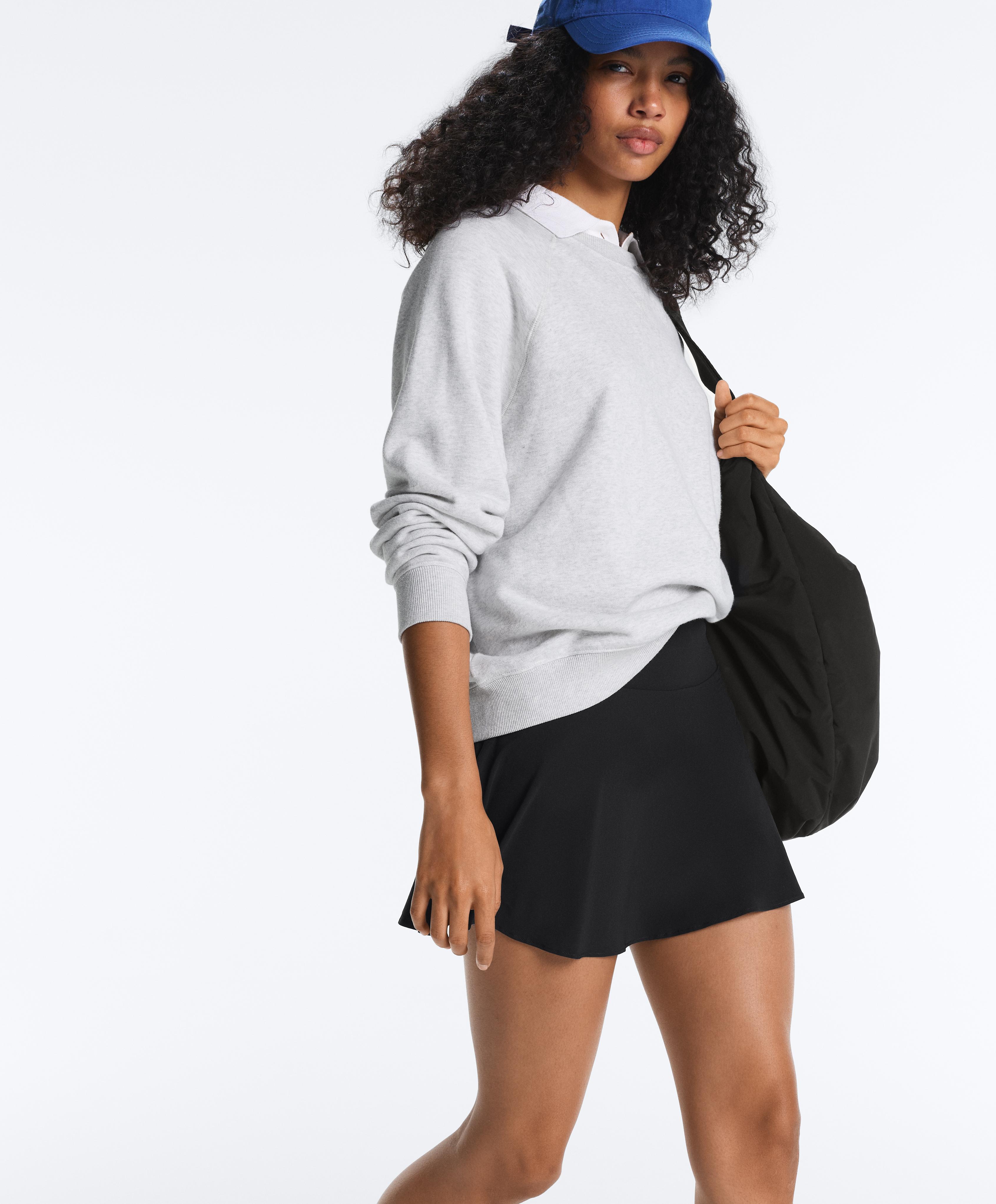 High rise Compressive skirt — BLACK