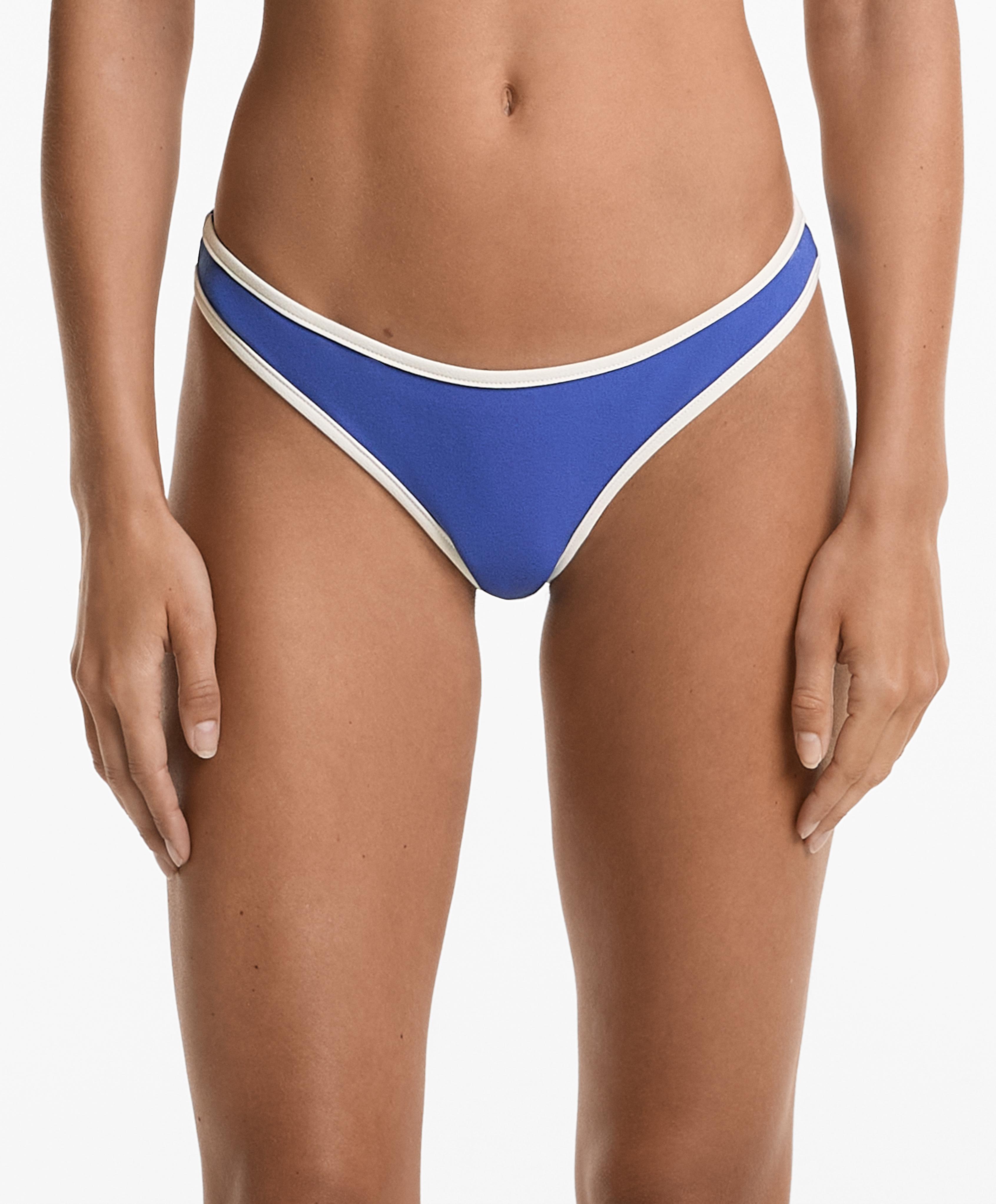 U-cut Brazilian bikini briefs with trim