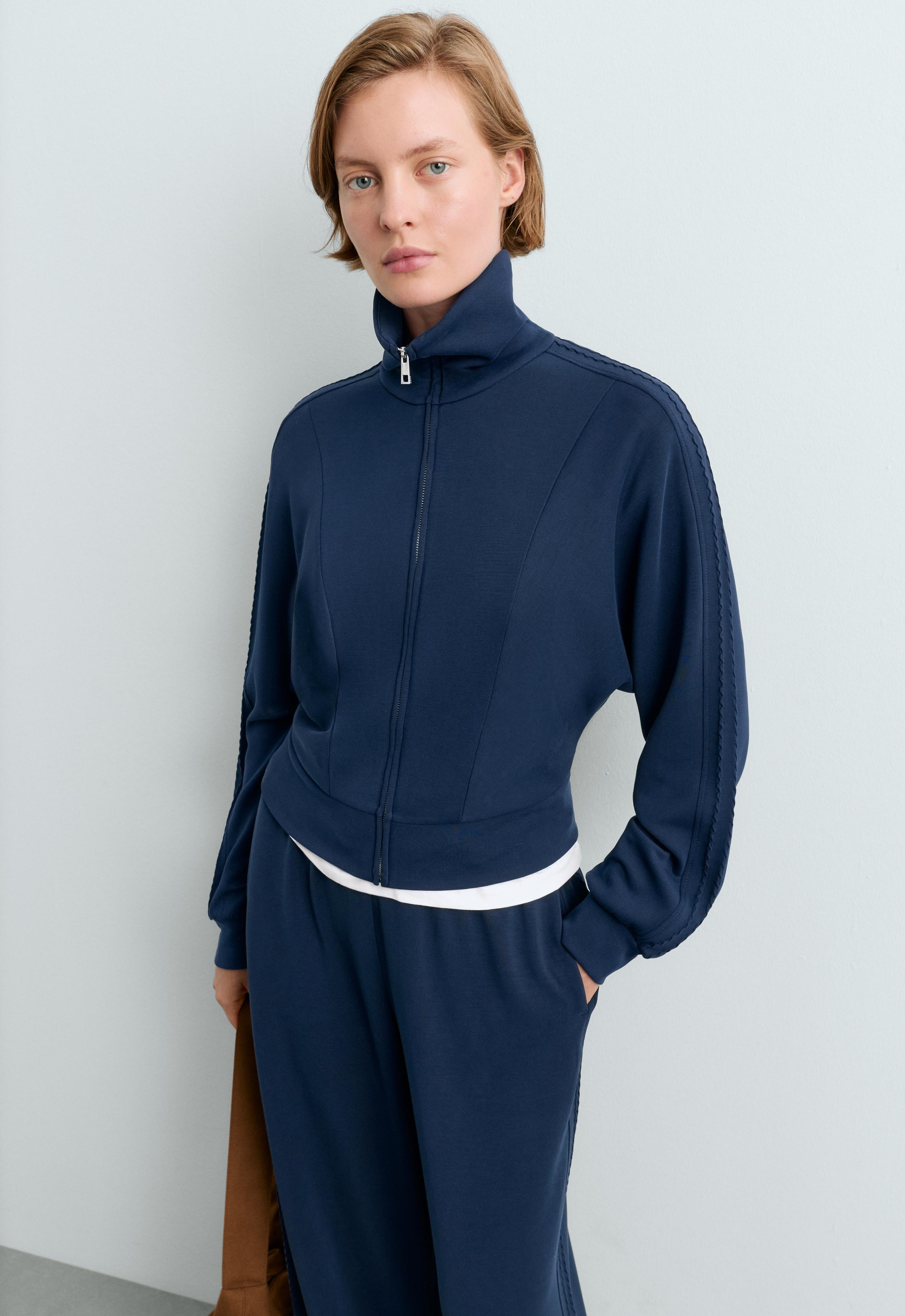 Veste bomber en modal toucher doux Veste bomber en modal toucher doux
