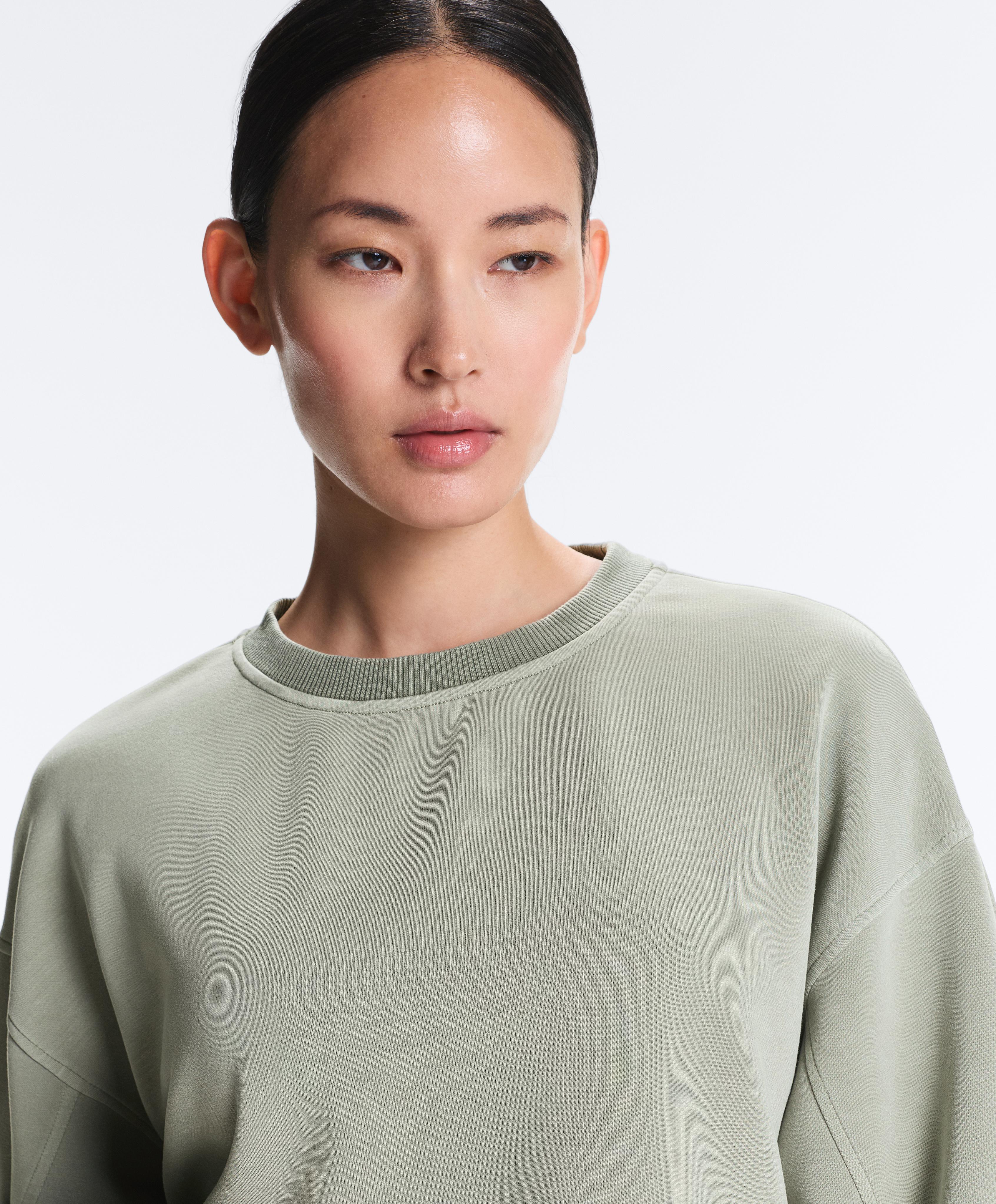 Sweat col rond en modal au toucher doux