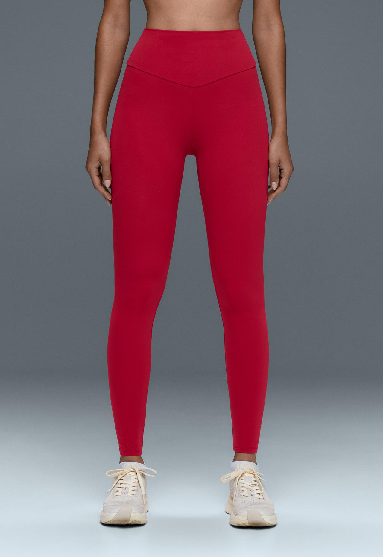 Ankle-length High rise Comfortlux leggings — STRAWBERRY