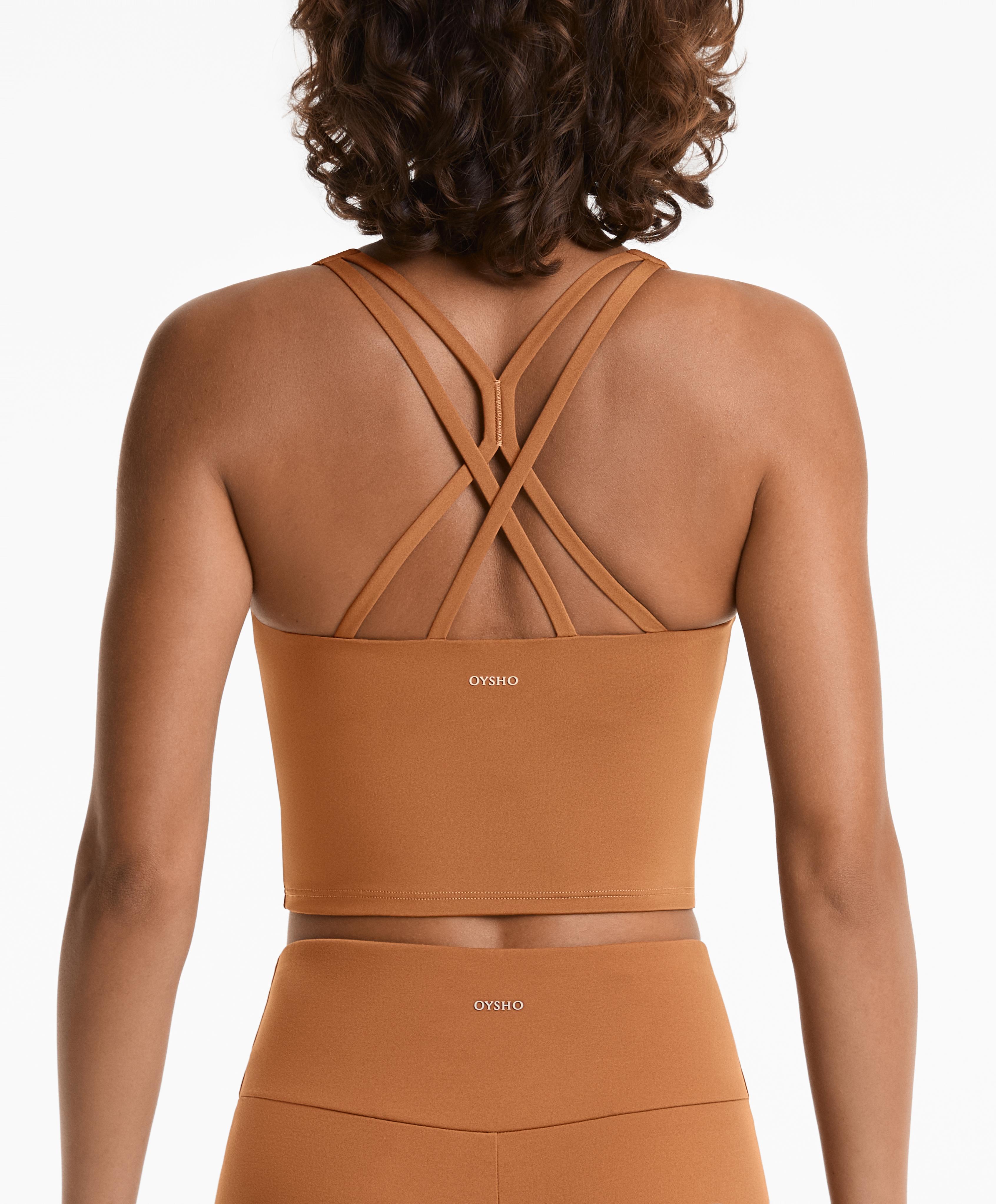 Comfortlux strap tank top with cups