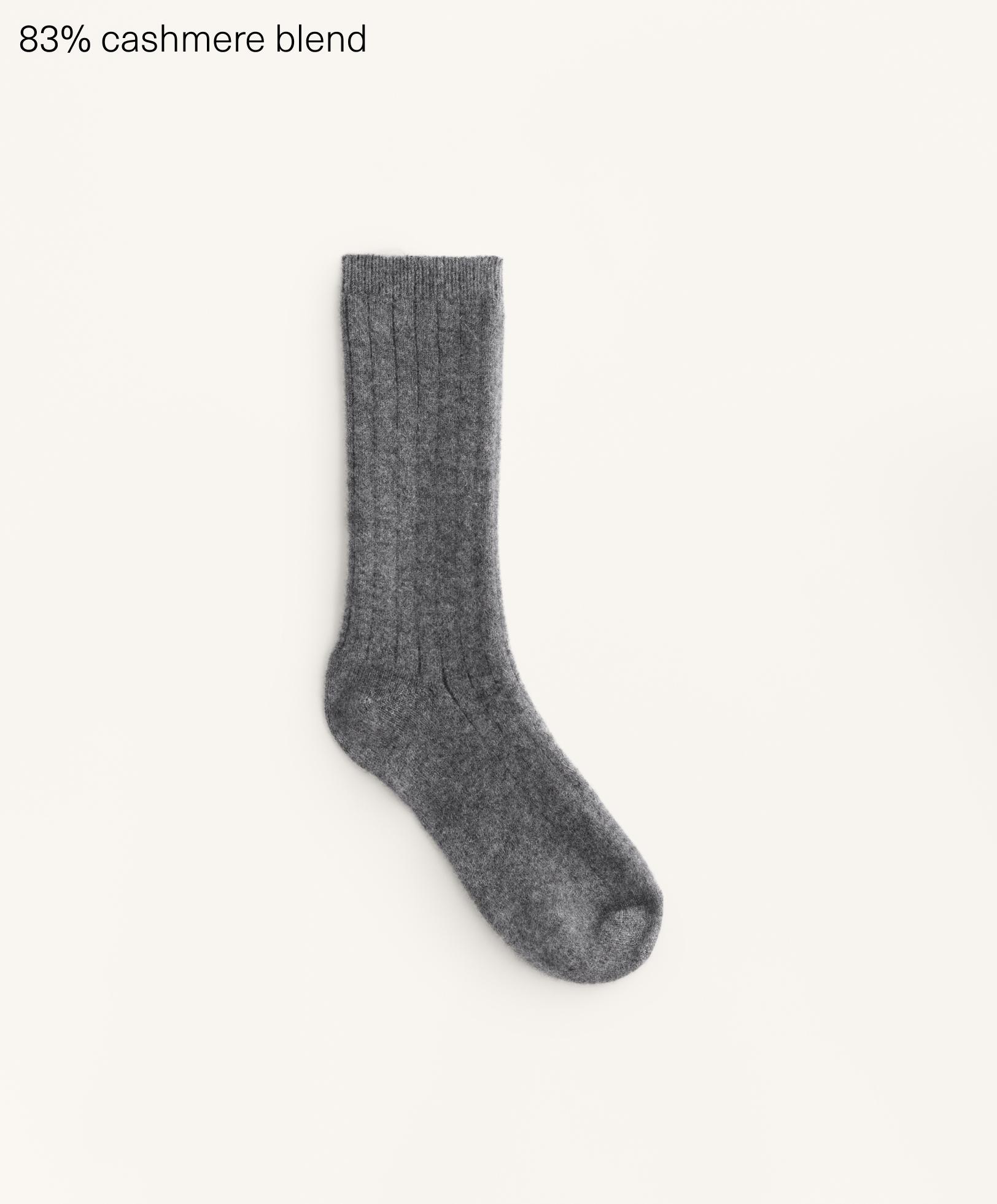 Cashmere blend classic socks