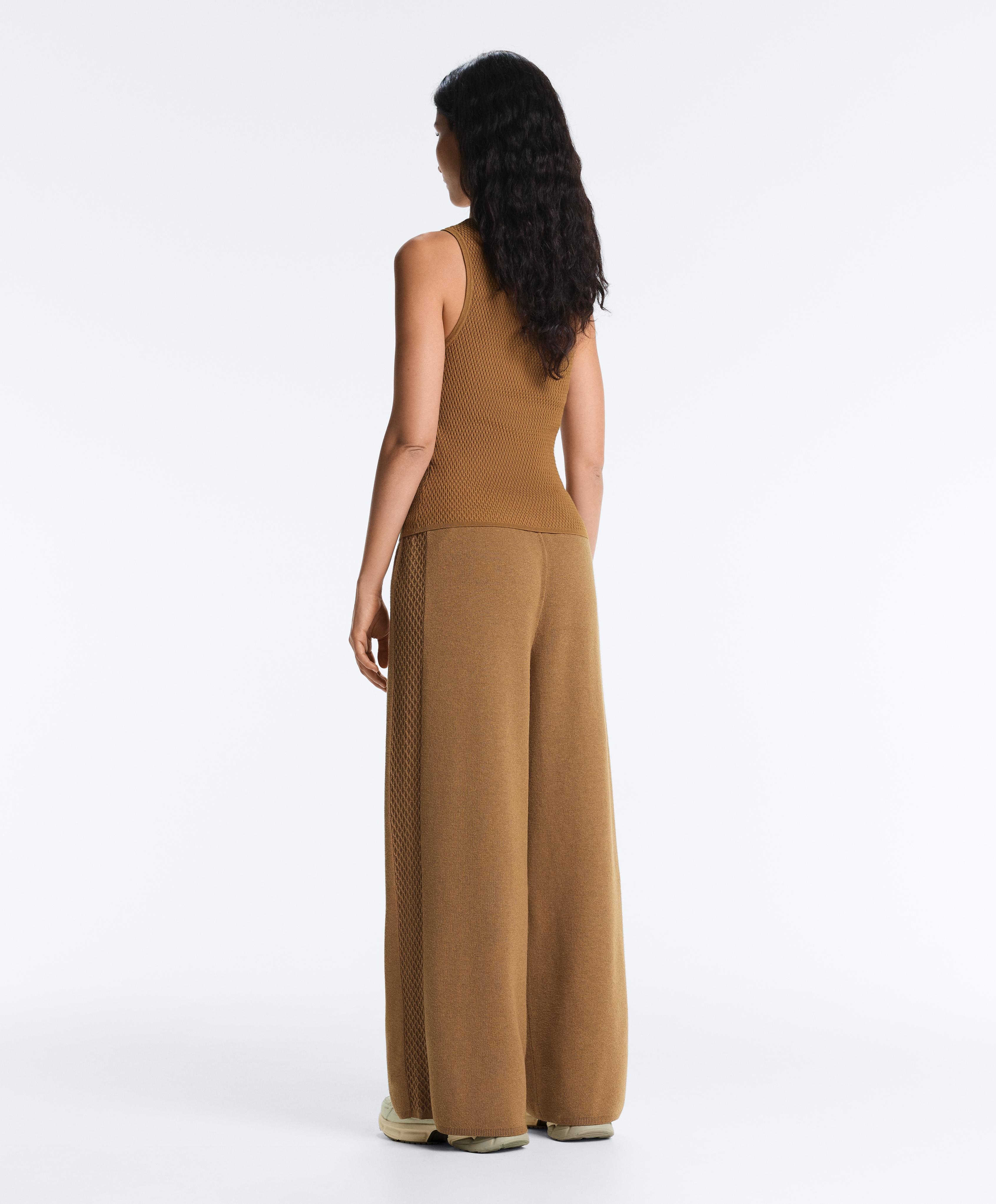 Sleeveless knit top — COPPER