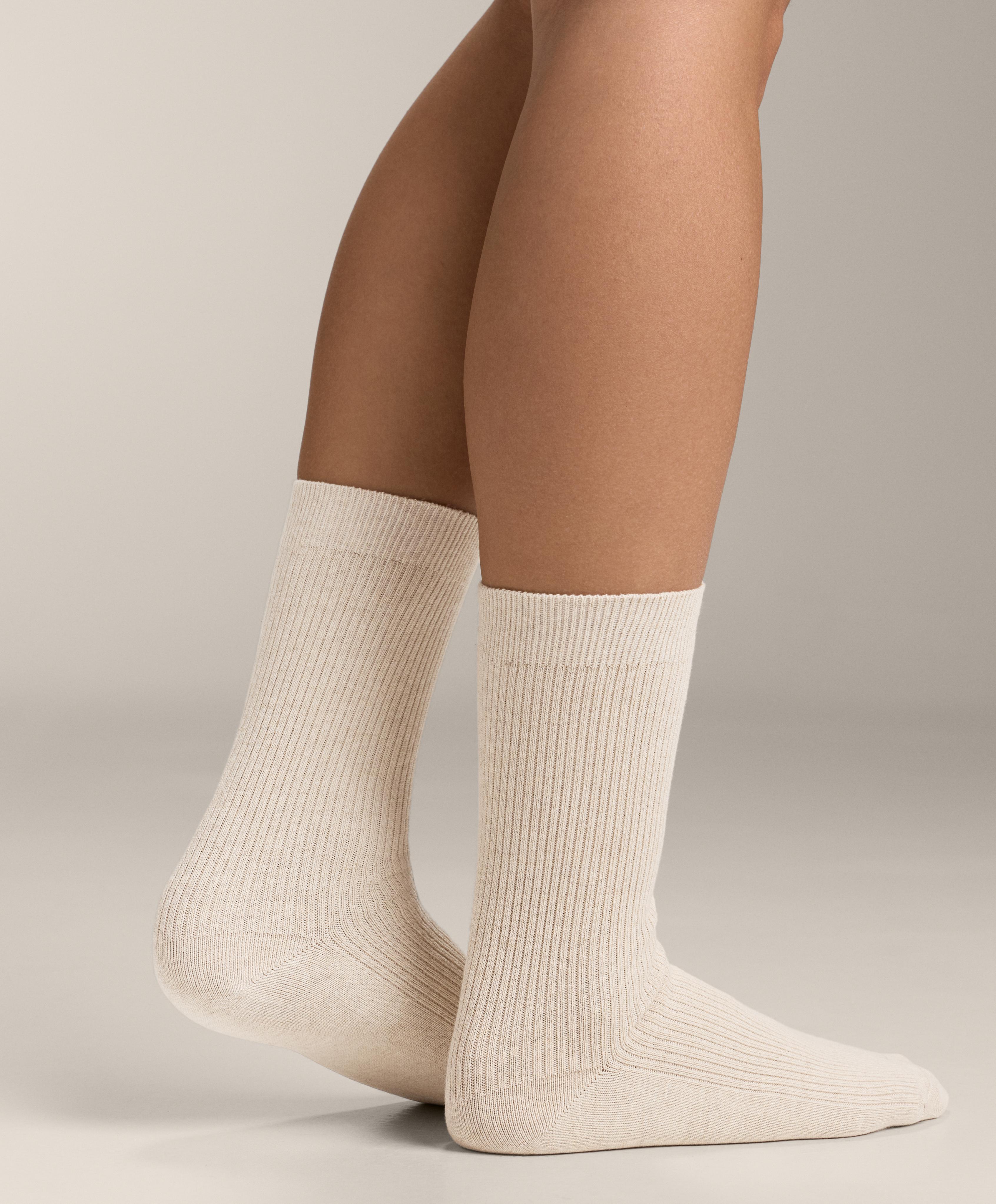 3 pairs of cotton blend classic socks — DARK MINK