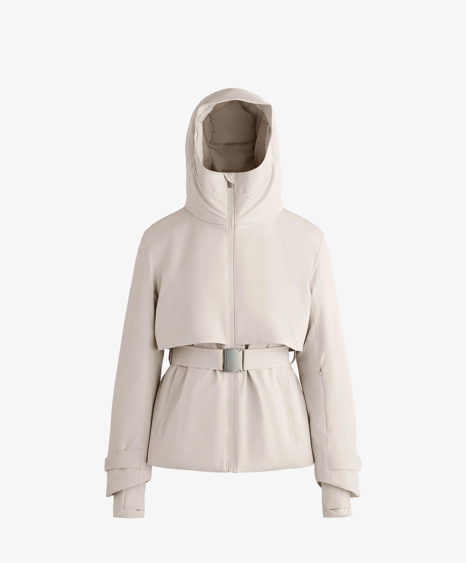Primaloft® Feel the Performance TM SKI waterproof layered jacket — PALE MINK