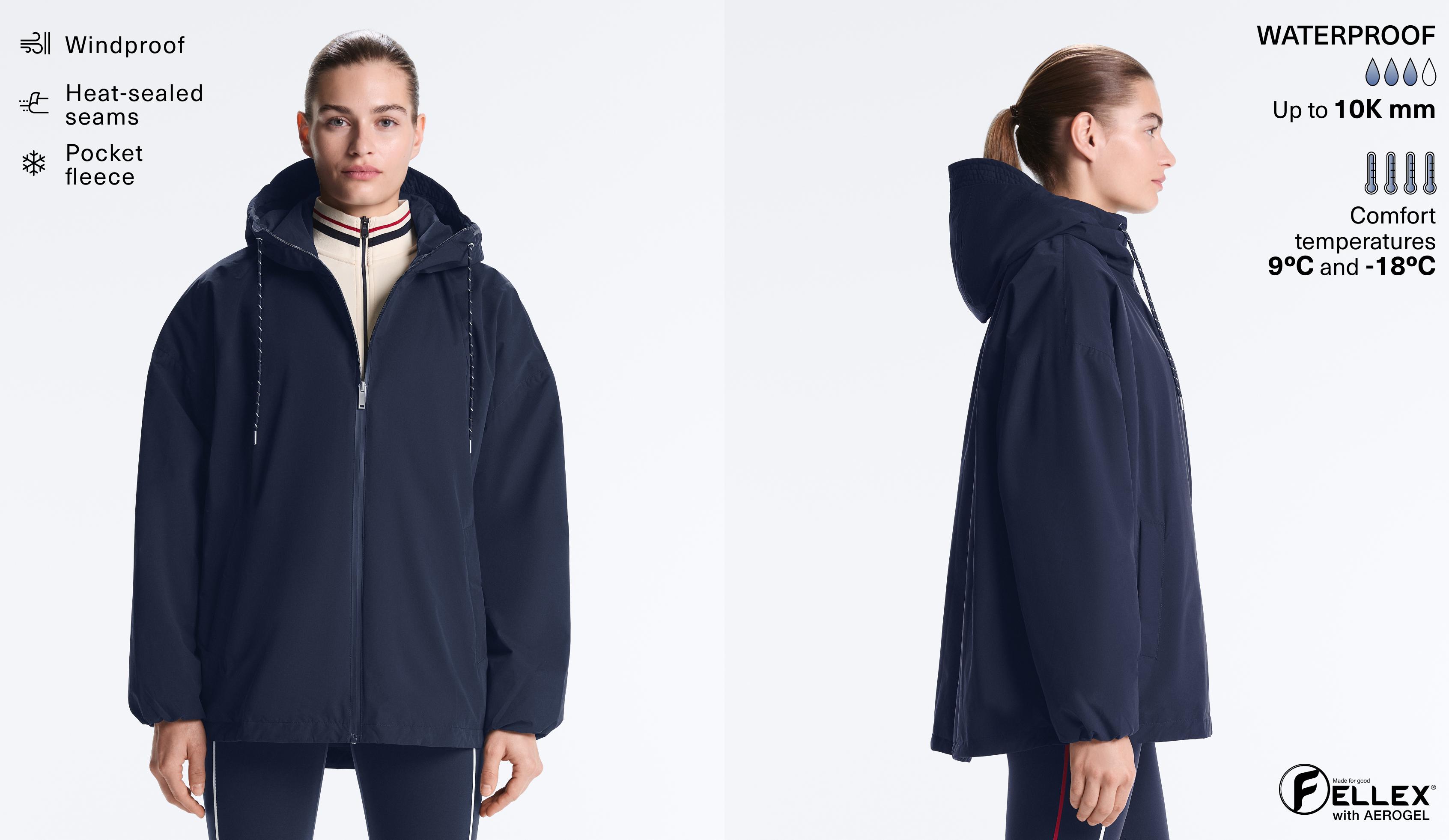 FELLEX® AEROGEL 10k waterproof padded jacket — NAVY BLUE