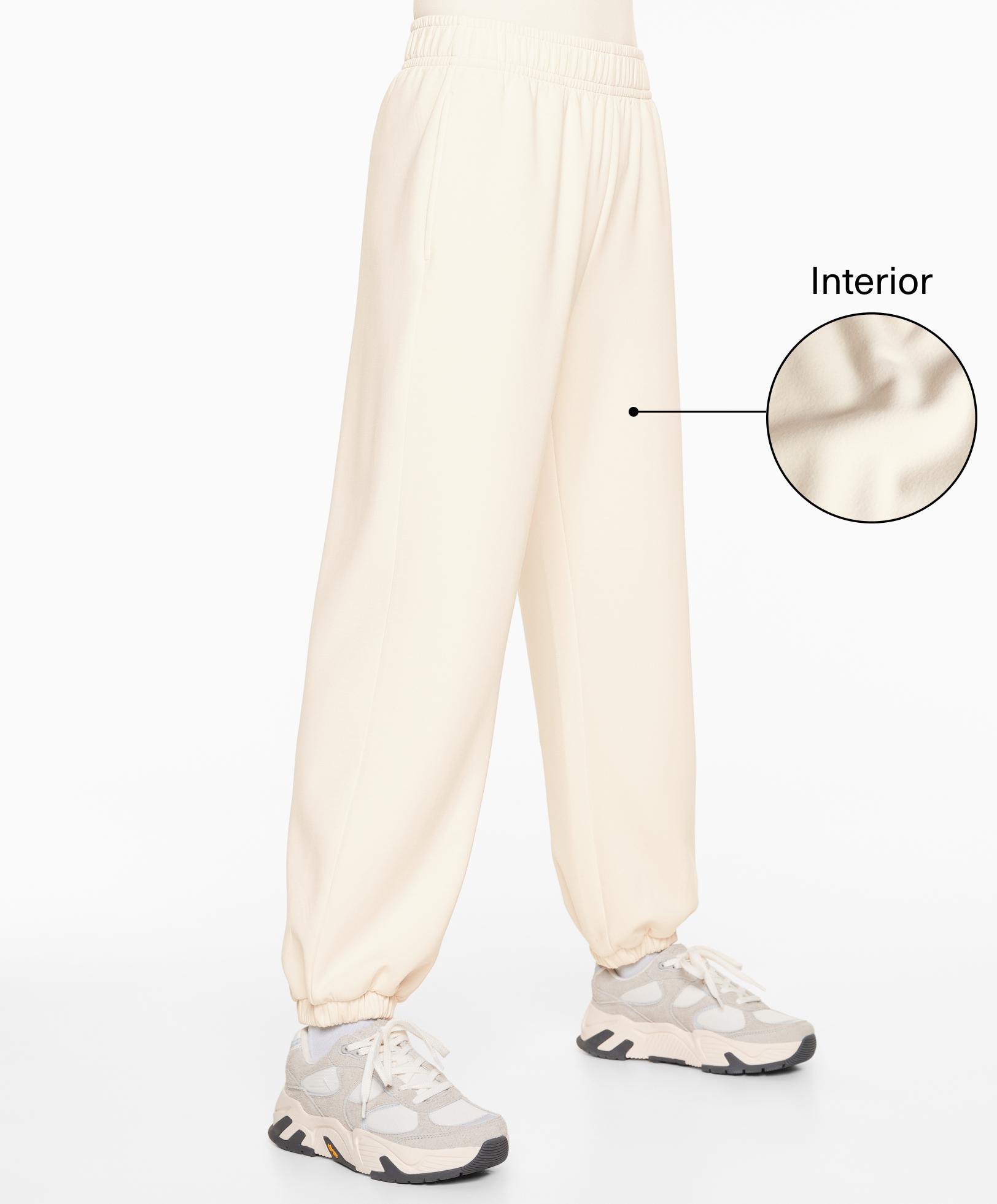 Joggers with brushed modal