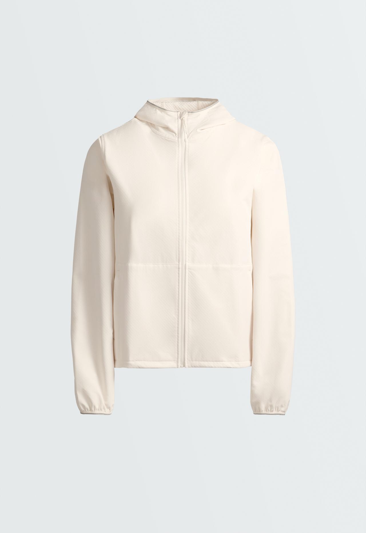 Stretch technical jacket — PALE ECRU