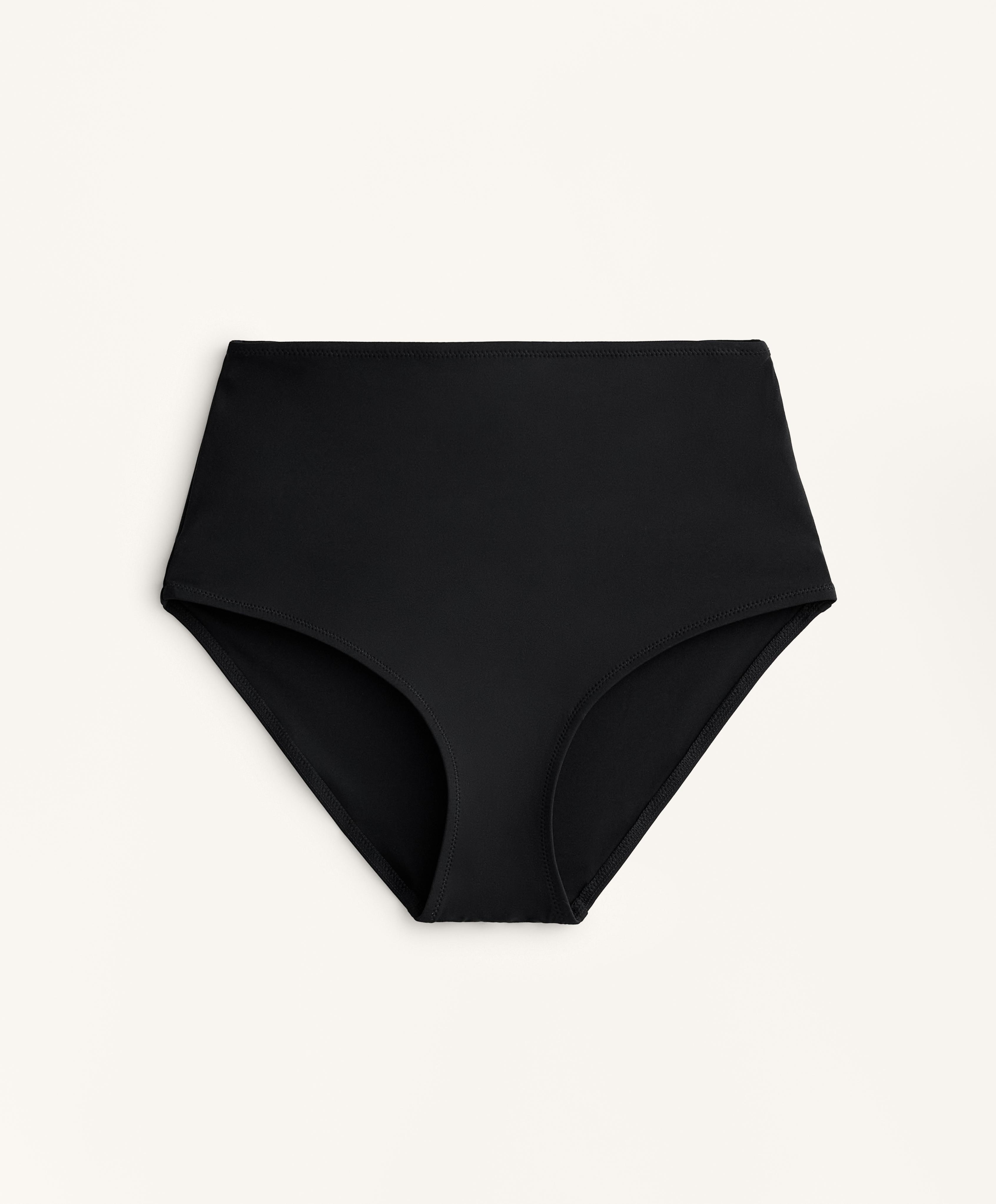 Shapewear-effect high-waisted bikini briefs