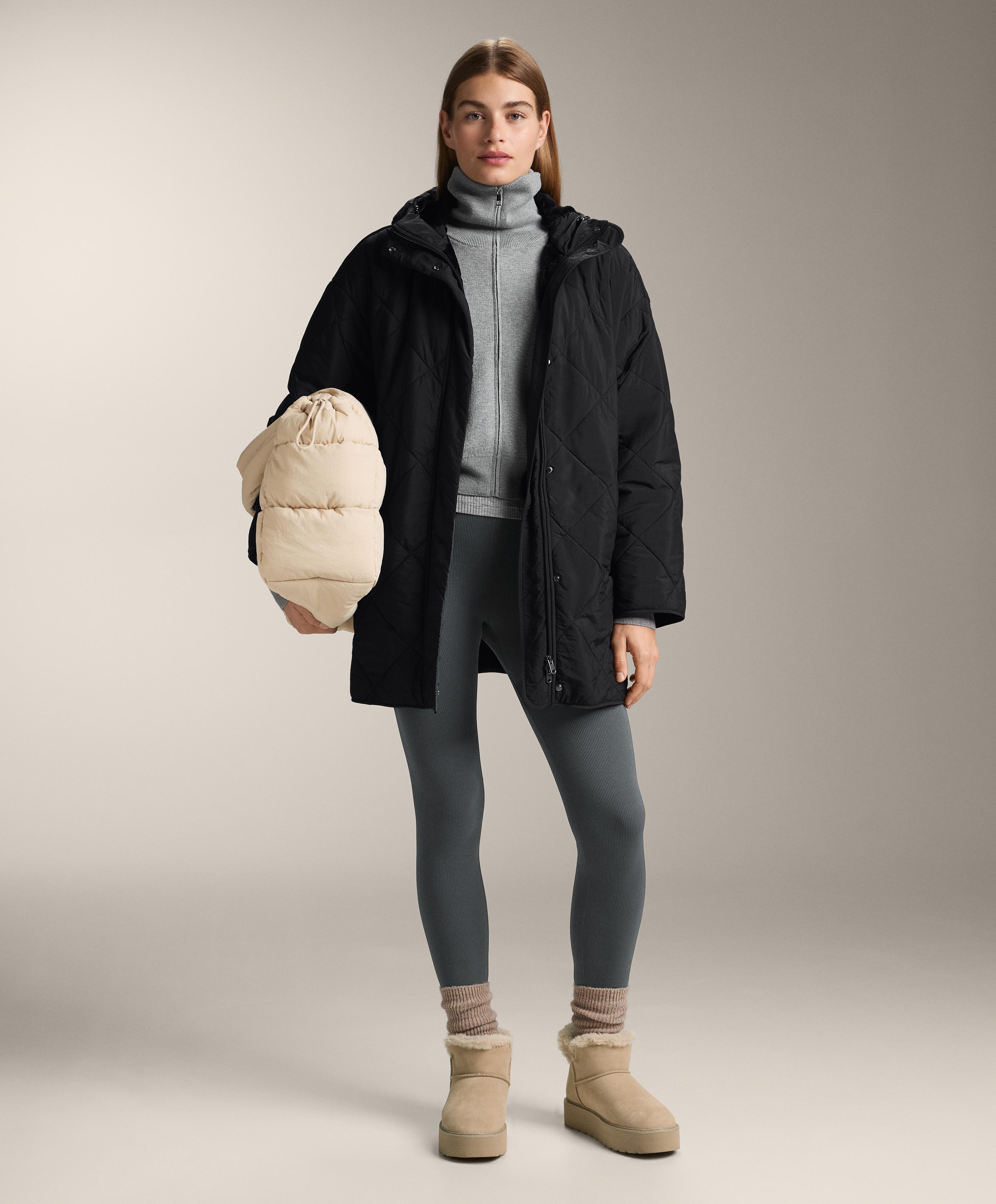 Leggings tobillero super high rise seamless extra warm rib 70 cm