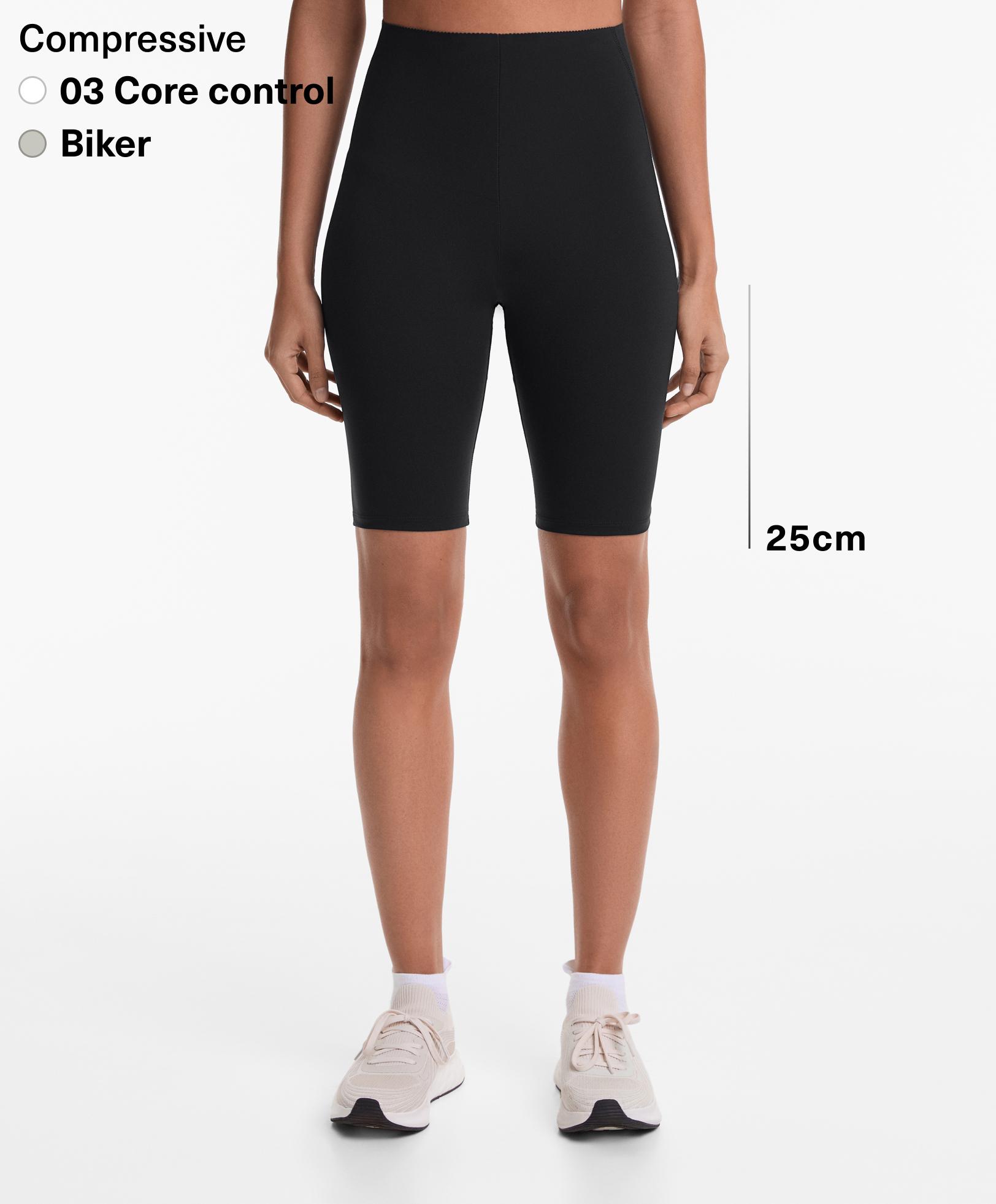 Leggings cycliste compressive core control 25 cm