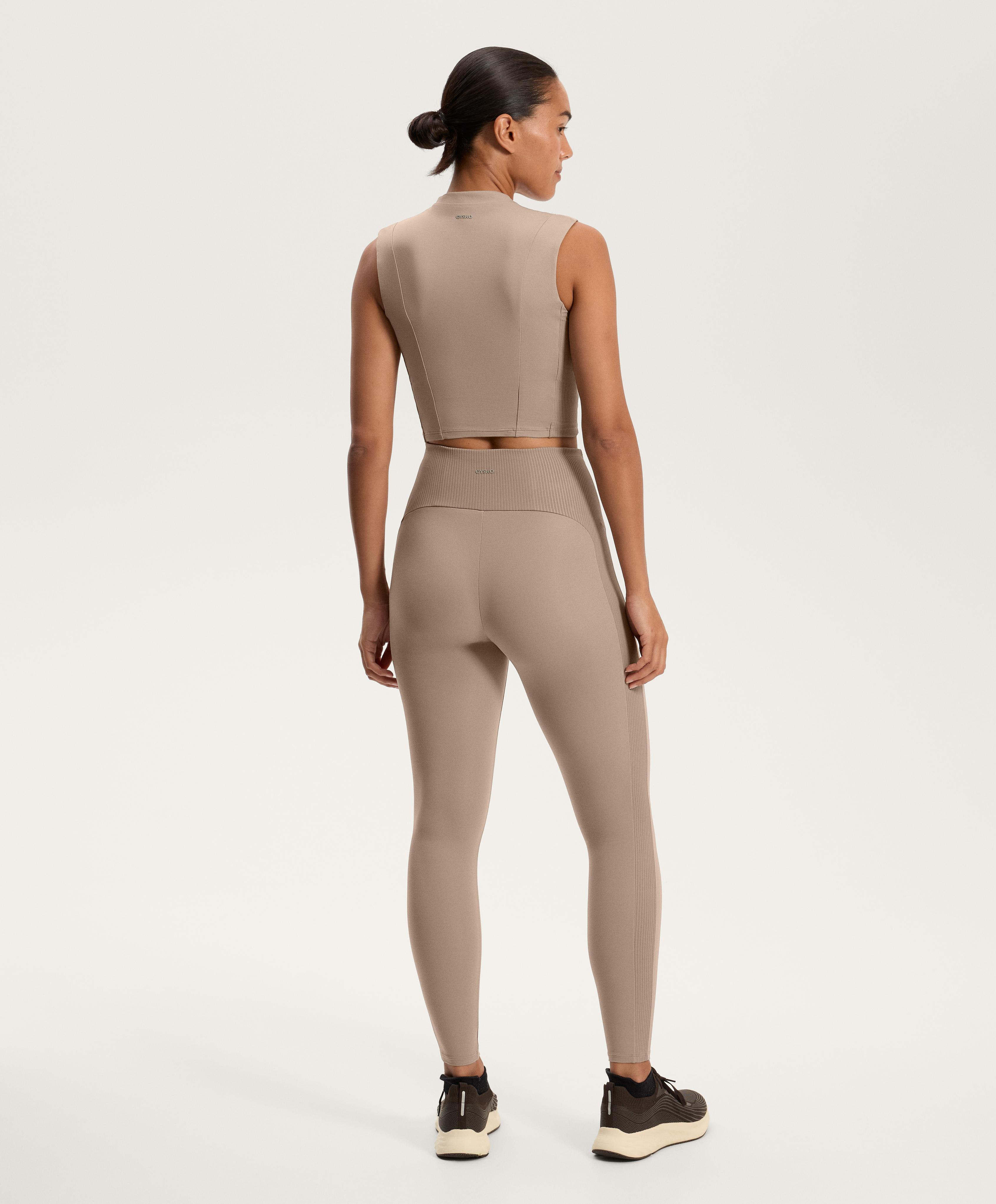 Total look comfortlux rib vison moyen et tank top comfortlux rib - Soldes