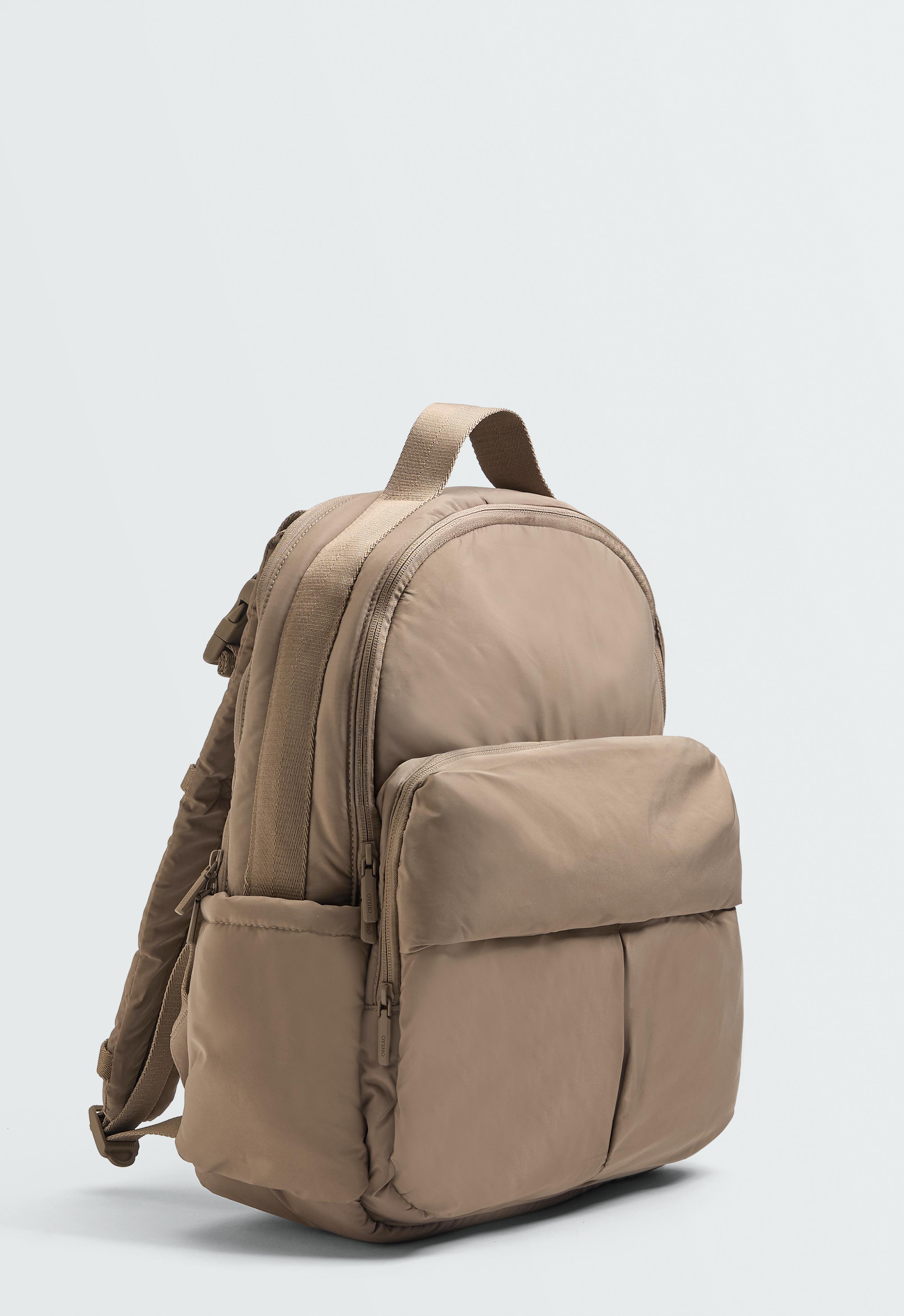 Maxi maternity backpack — TOASTED BROWN