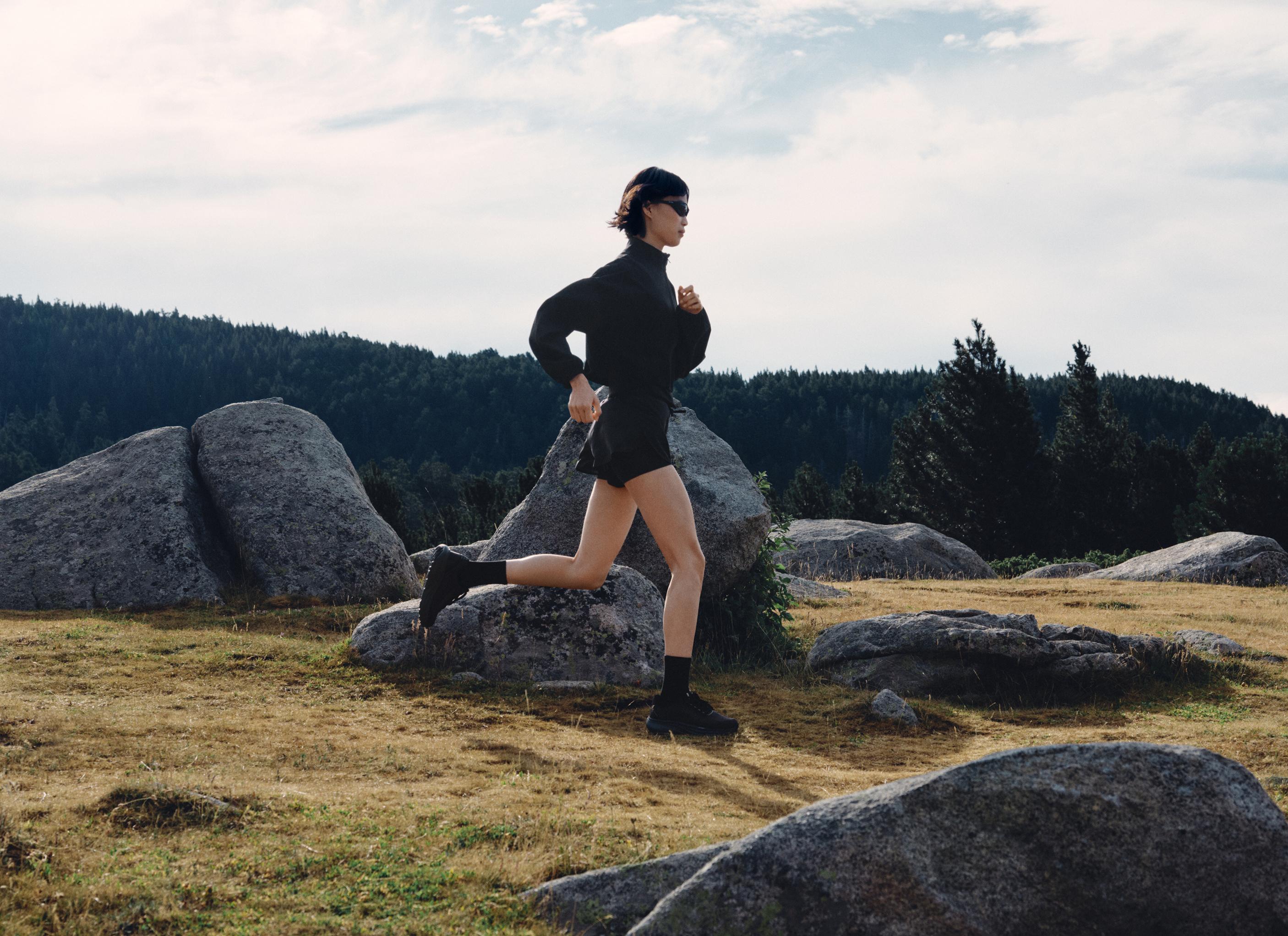 Double stretch technical jacket — BLACK