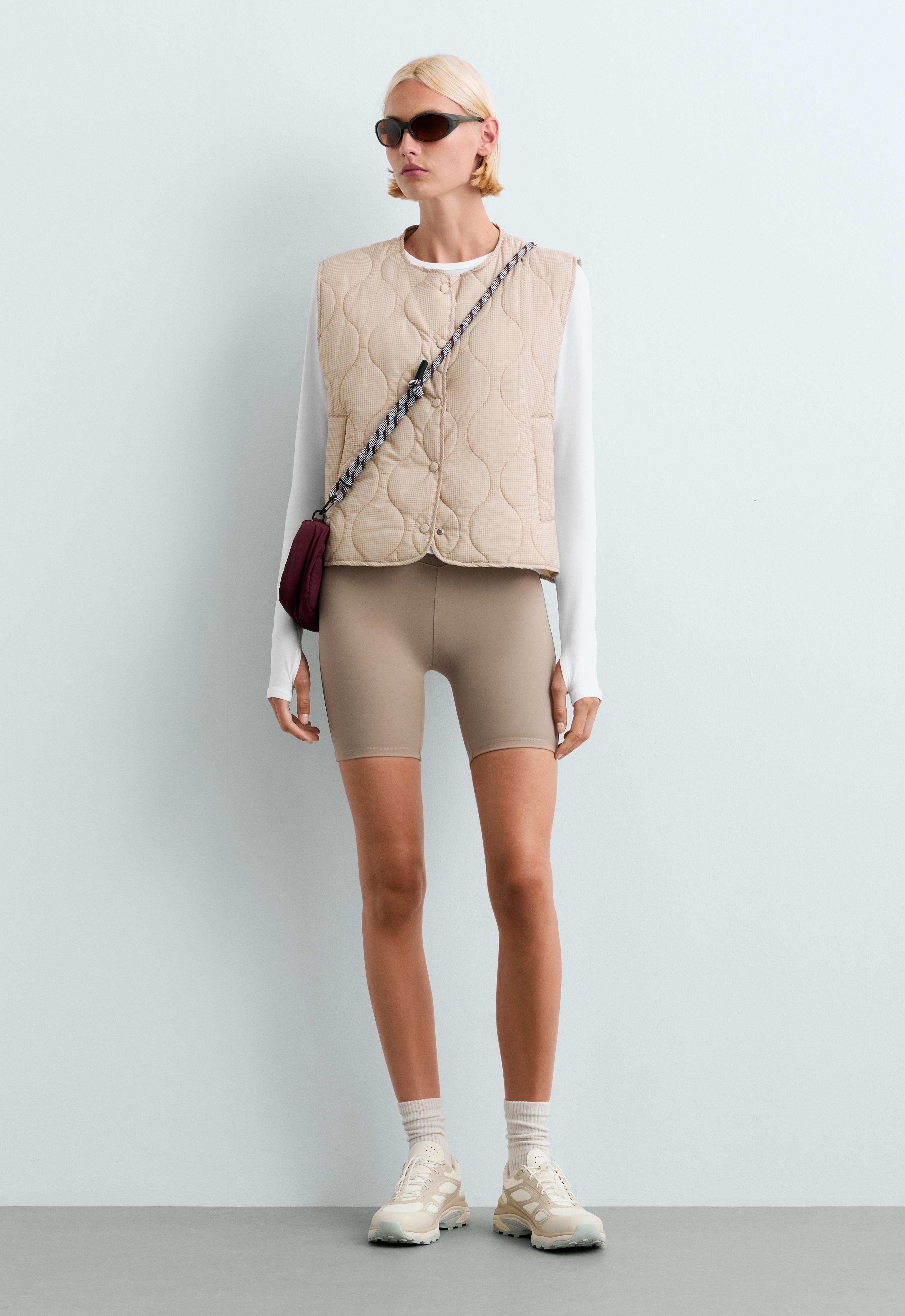 FELLEX® AEROGEL padded gingham gilet FELLEX® AEROGEL padded gingham gilet