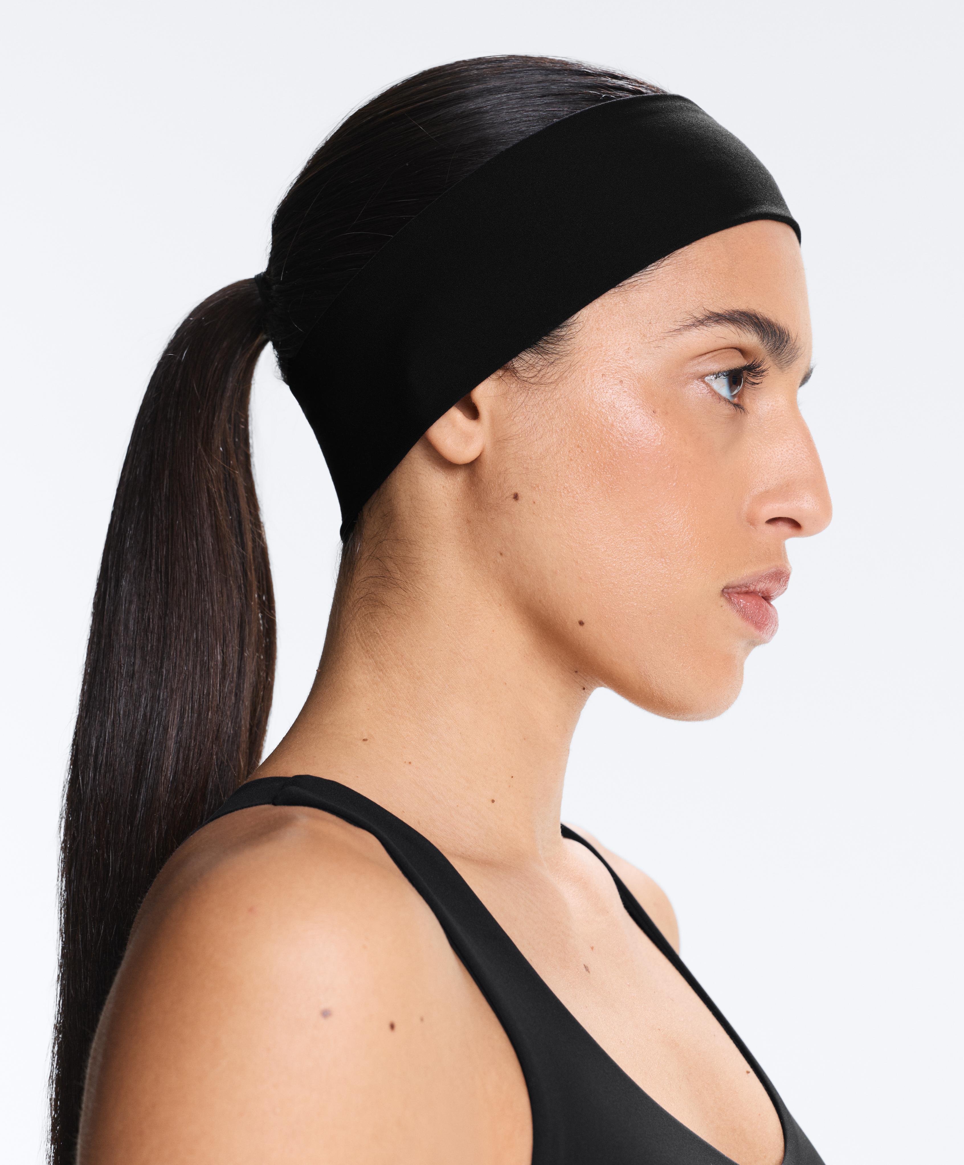 6cm sports headband — BLACK
