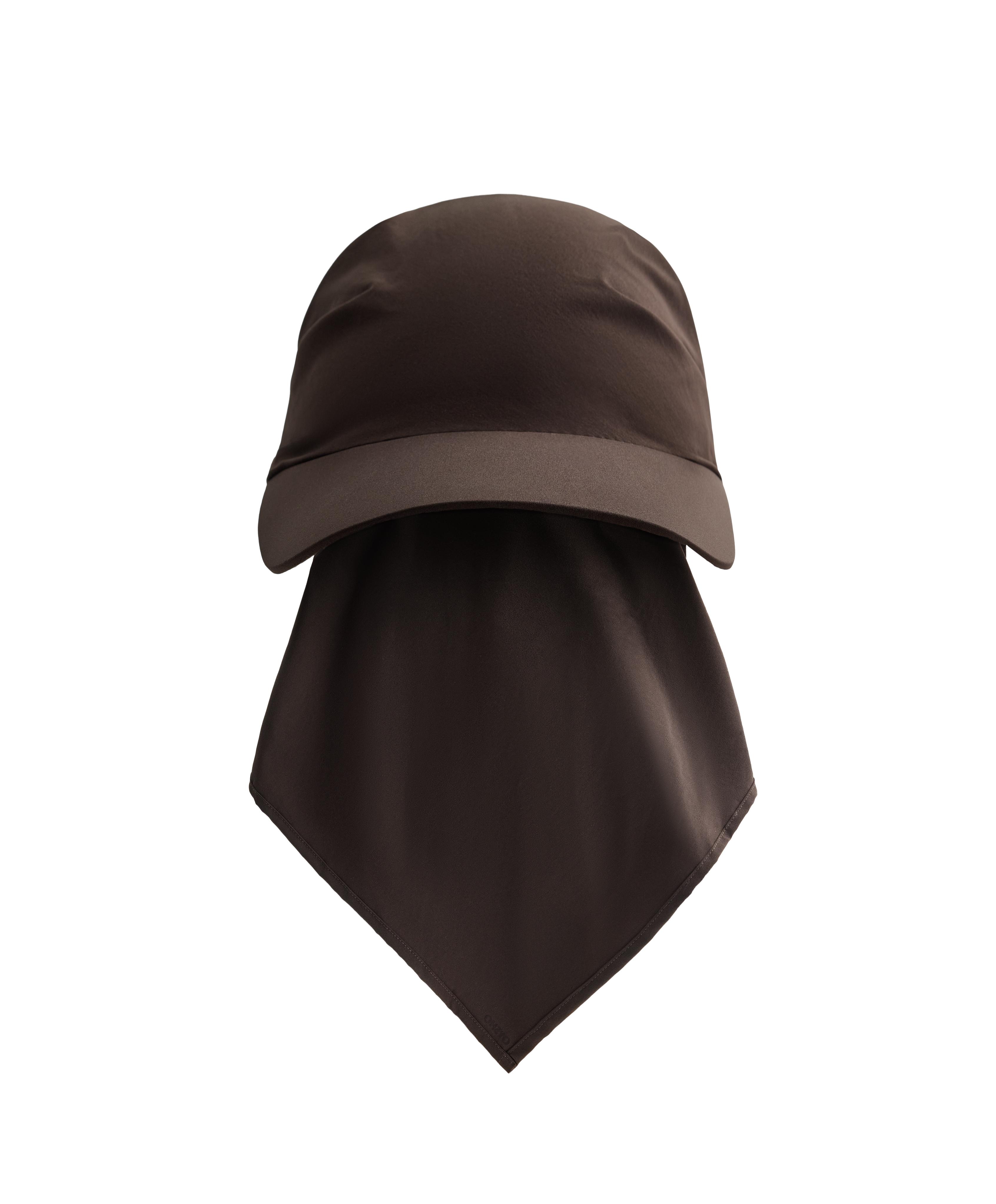 Lightweight knotted visor — BROWN