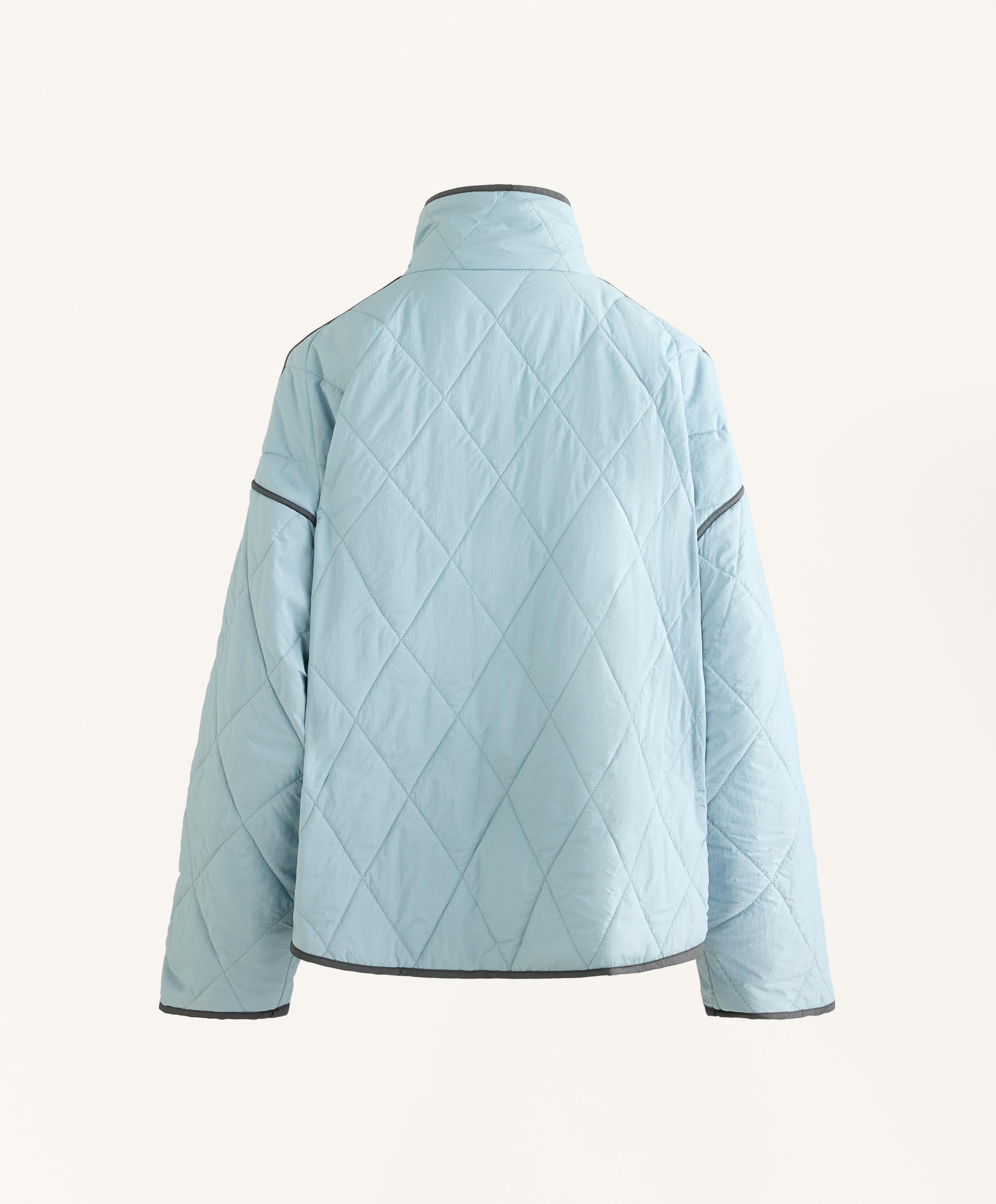 Water-repellent FELLEX® AEROGEL padded jacket — DUSTY-BLUE