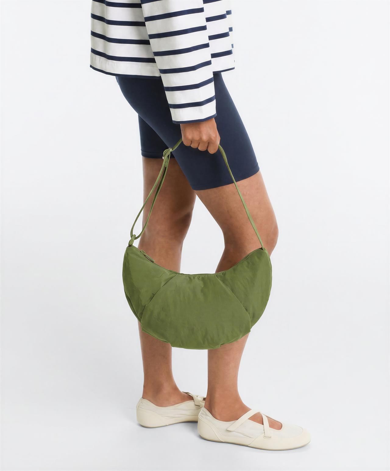 Quilted crossbody bag — KHAKI