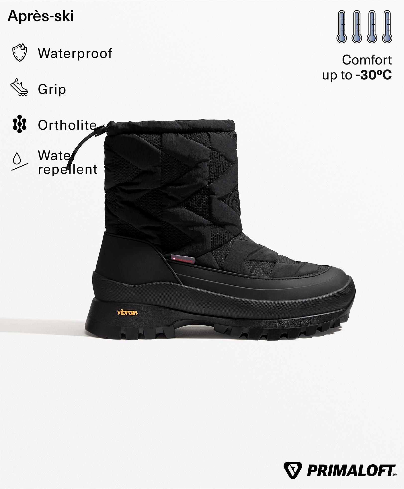 Vibram ® waterproof après-ski boots