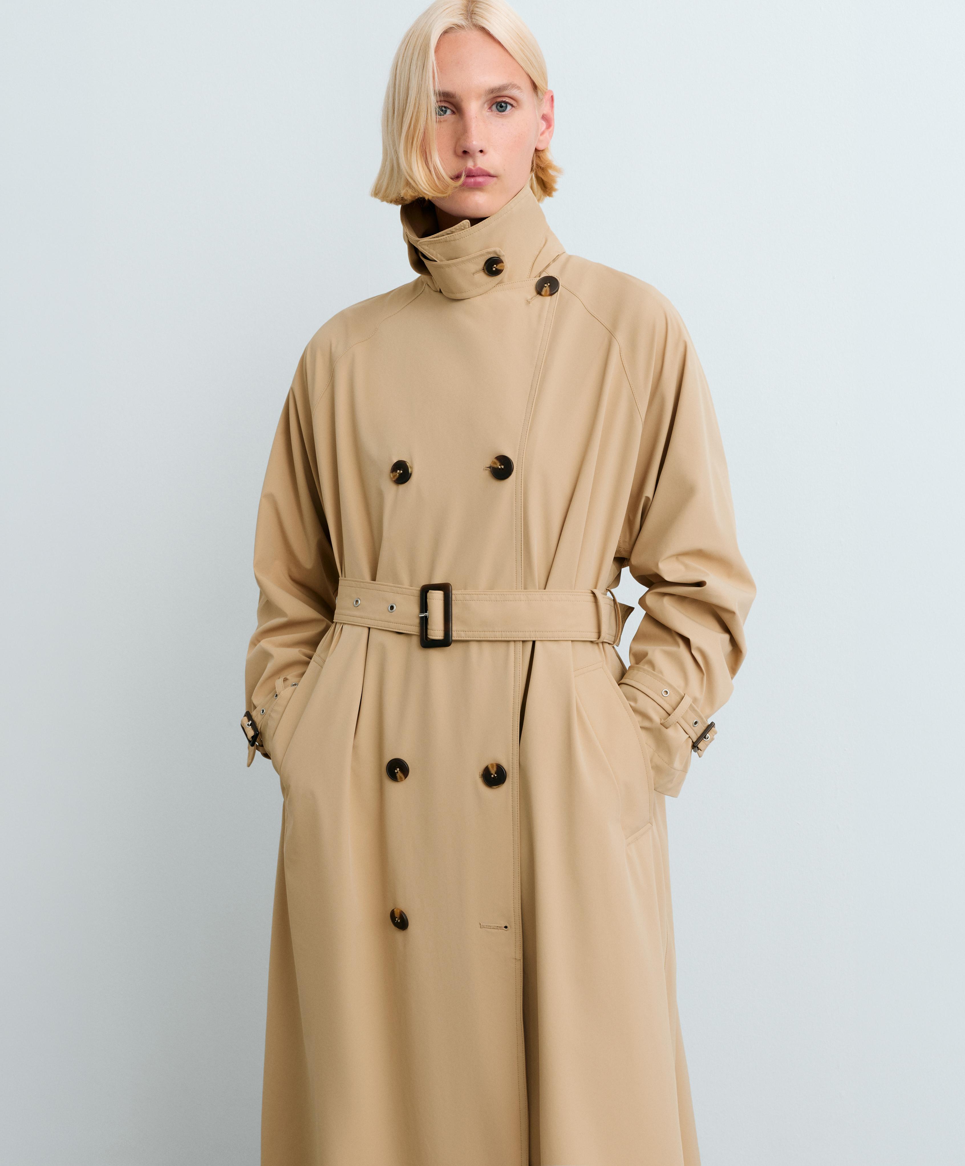 Extra lightweight 10k waterproof long jacket — CAMEL