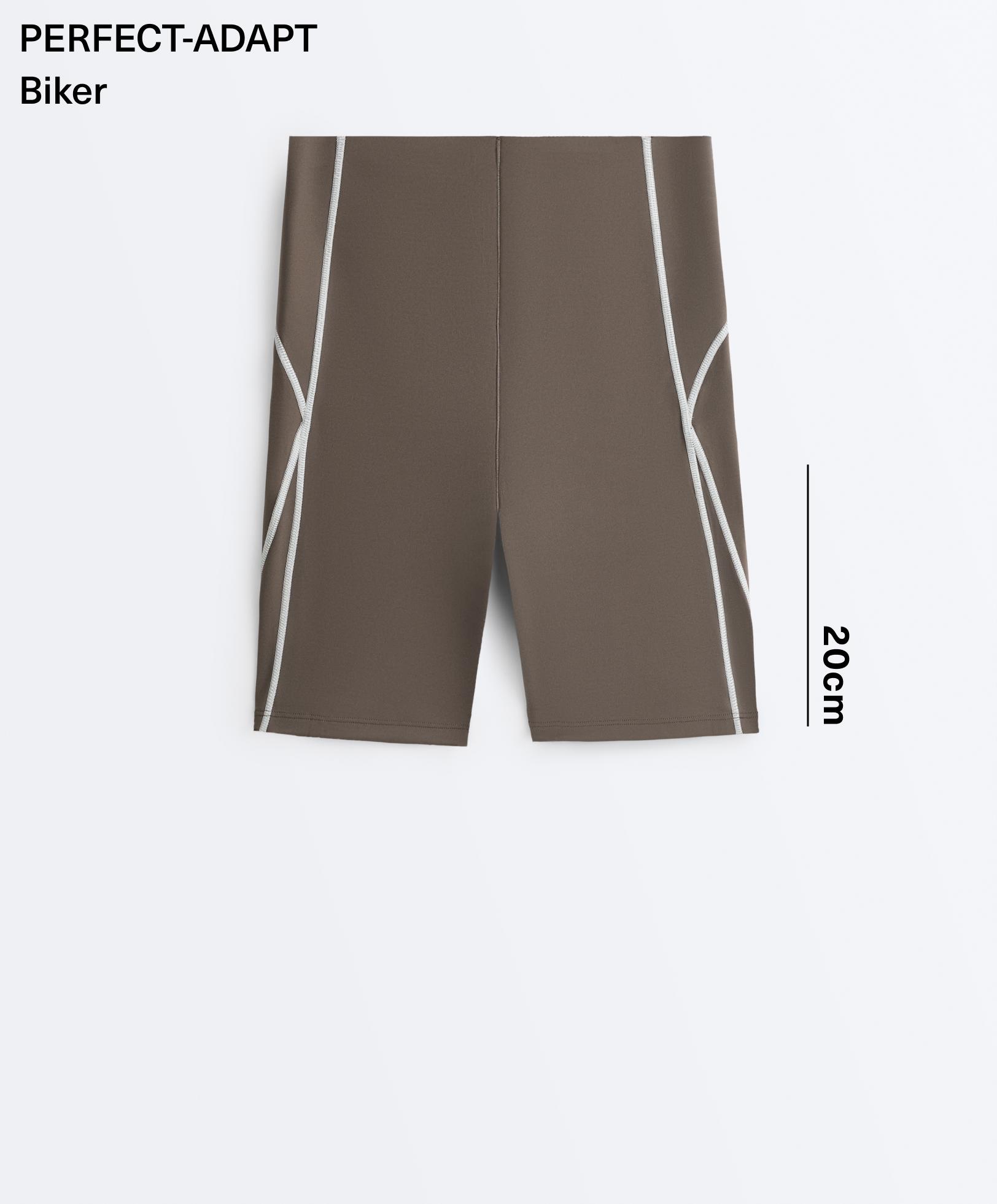 Leggings ciclista high rise Perfect-Adapt 15 cm con cuciture Leggings ciclista high rise Perfect-Adapt 15 cm con cuciture