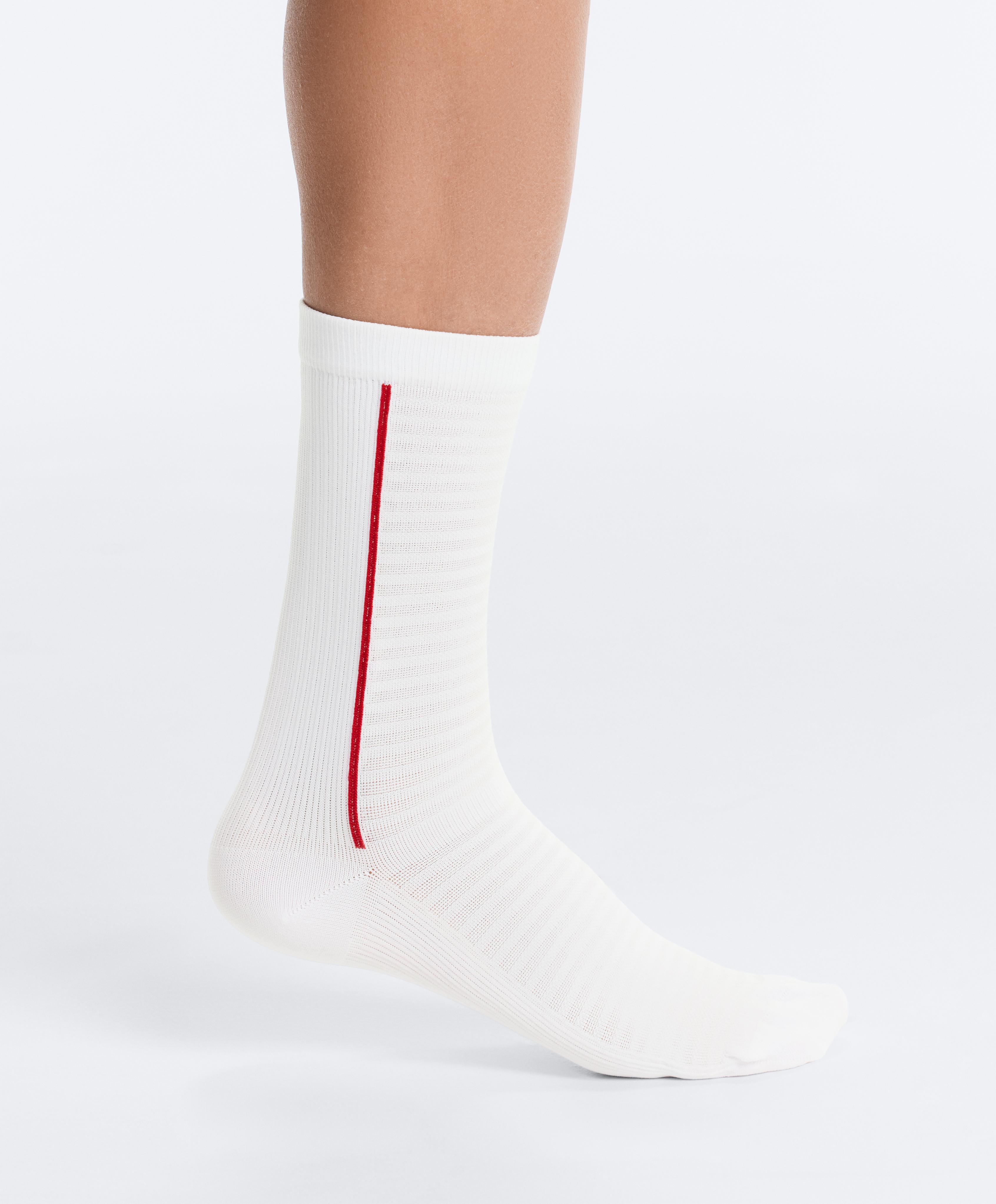 2 pairs of classic polyamide blend sports socks — STRONG RED