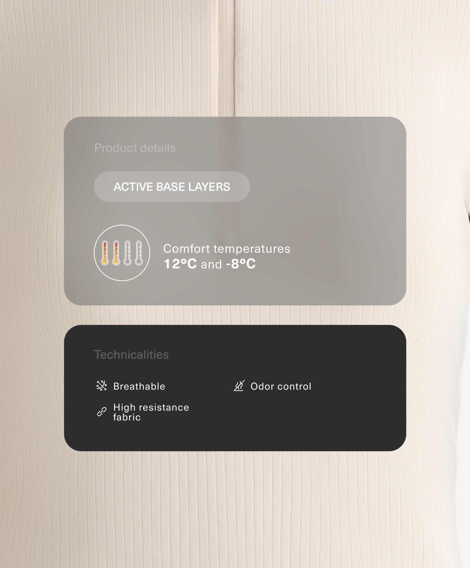 Thermal base layer rib T-shirt - Sale