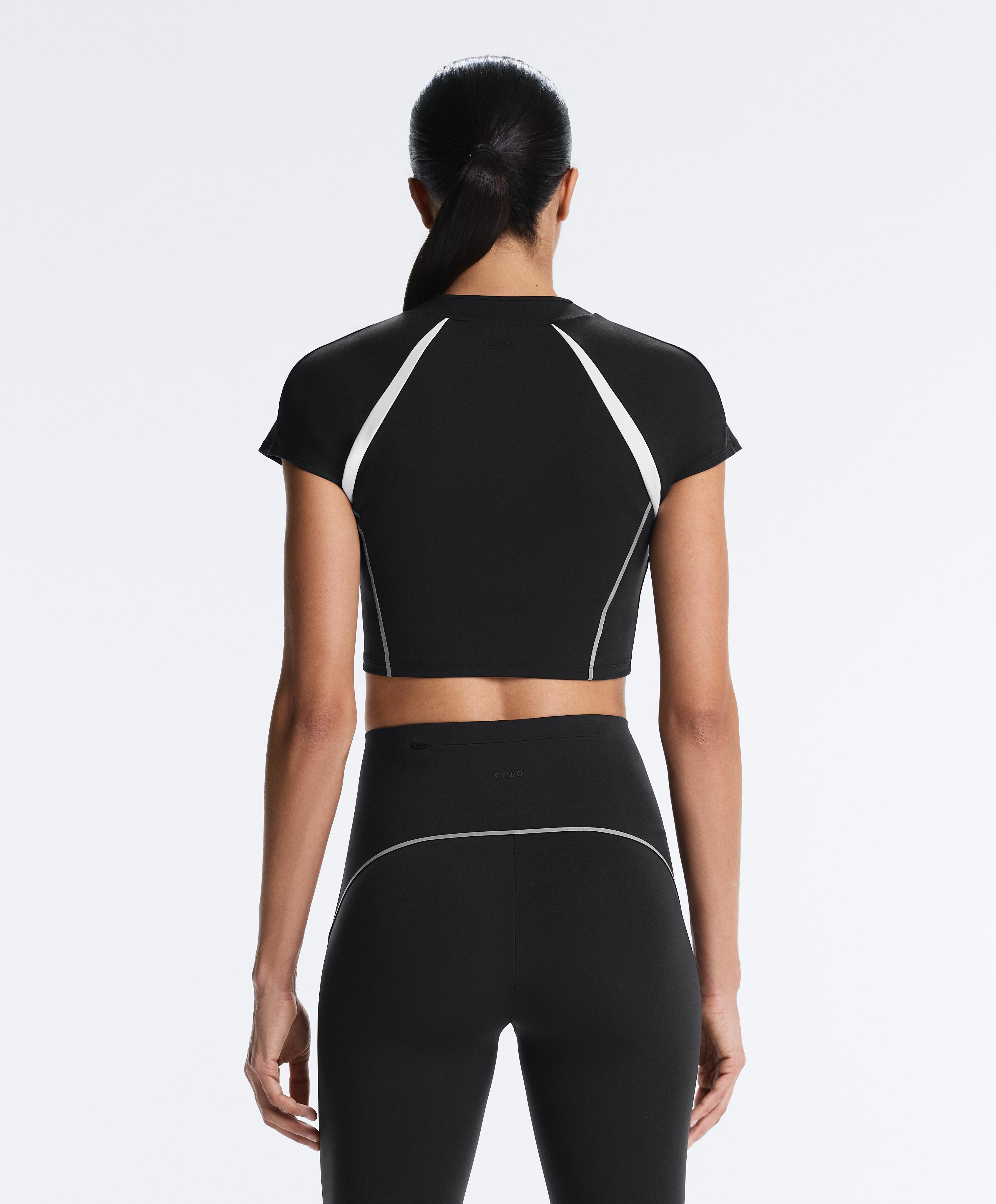 Reflective Compressive Tank top — BLACK