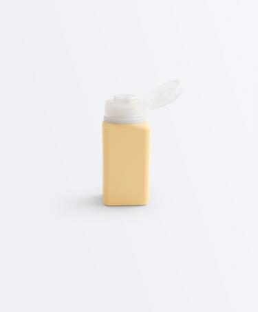 4-bottle travel wash bag — YELLOW 4