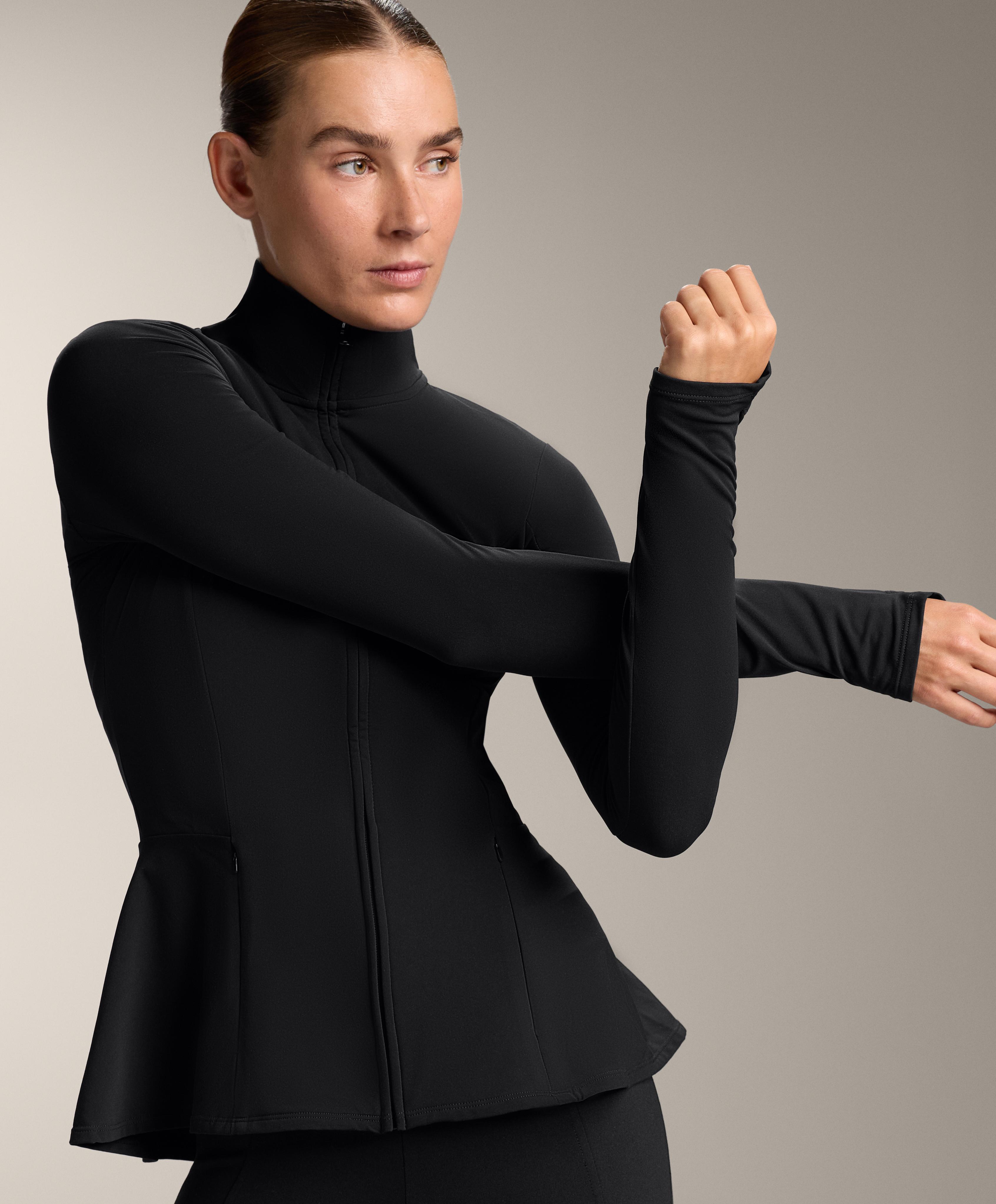 Giacca tecnica light warm peplum
