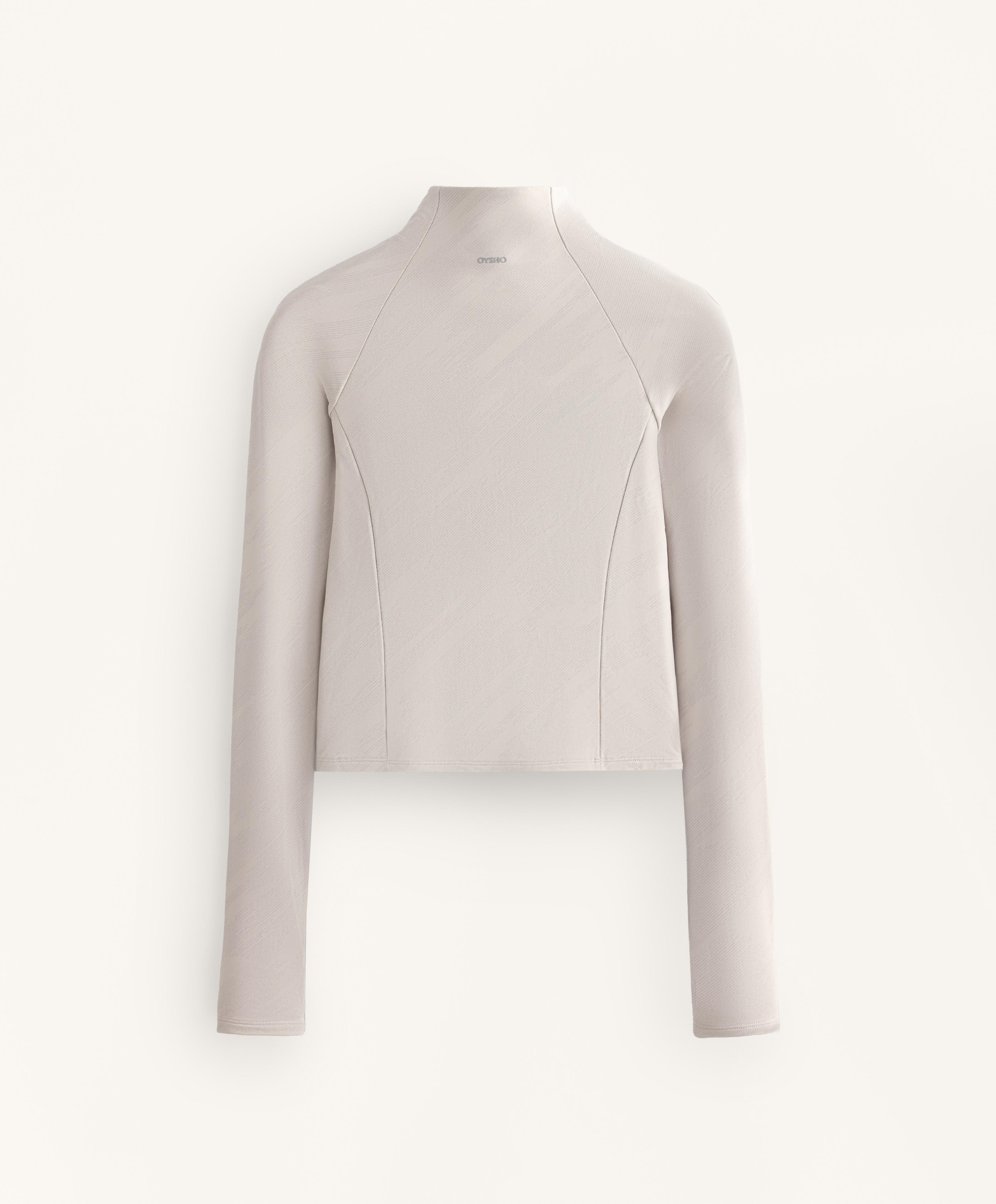 Light warm reflective technical jacket — TAUPE