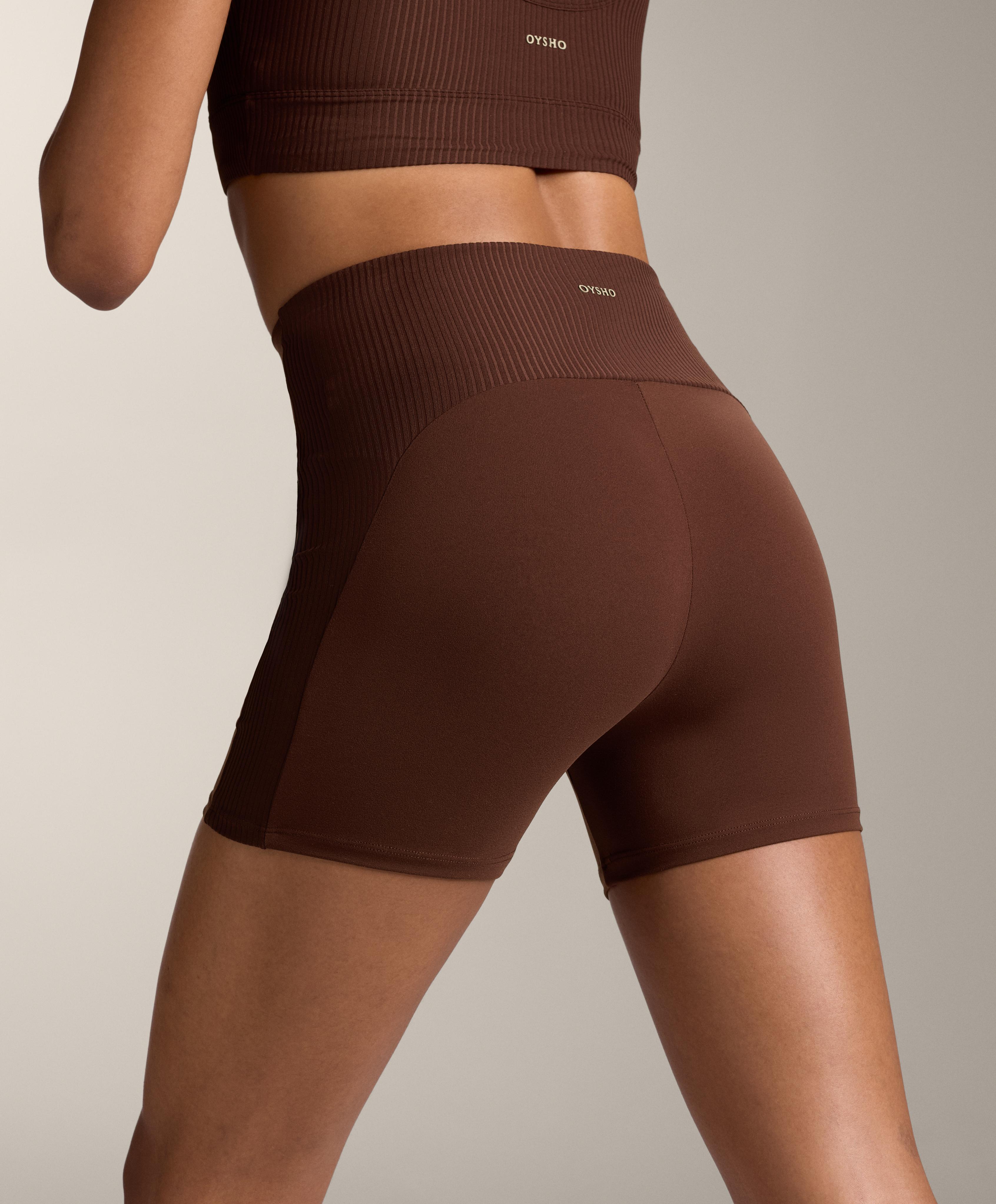 Hot pants high rise Comfortlux rib 10 cm - Rebajas Hot pants high rise Comfortlux rib 10 cm - Rebajas