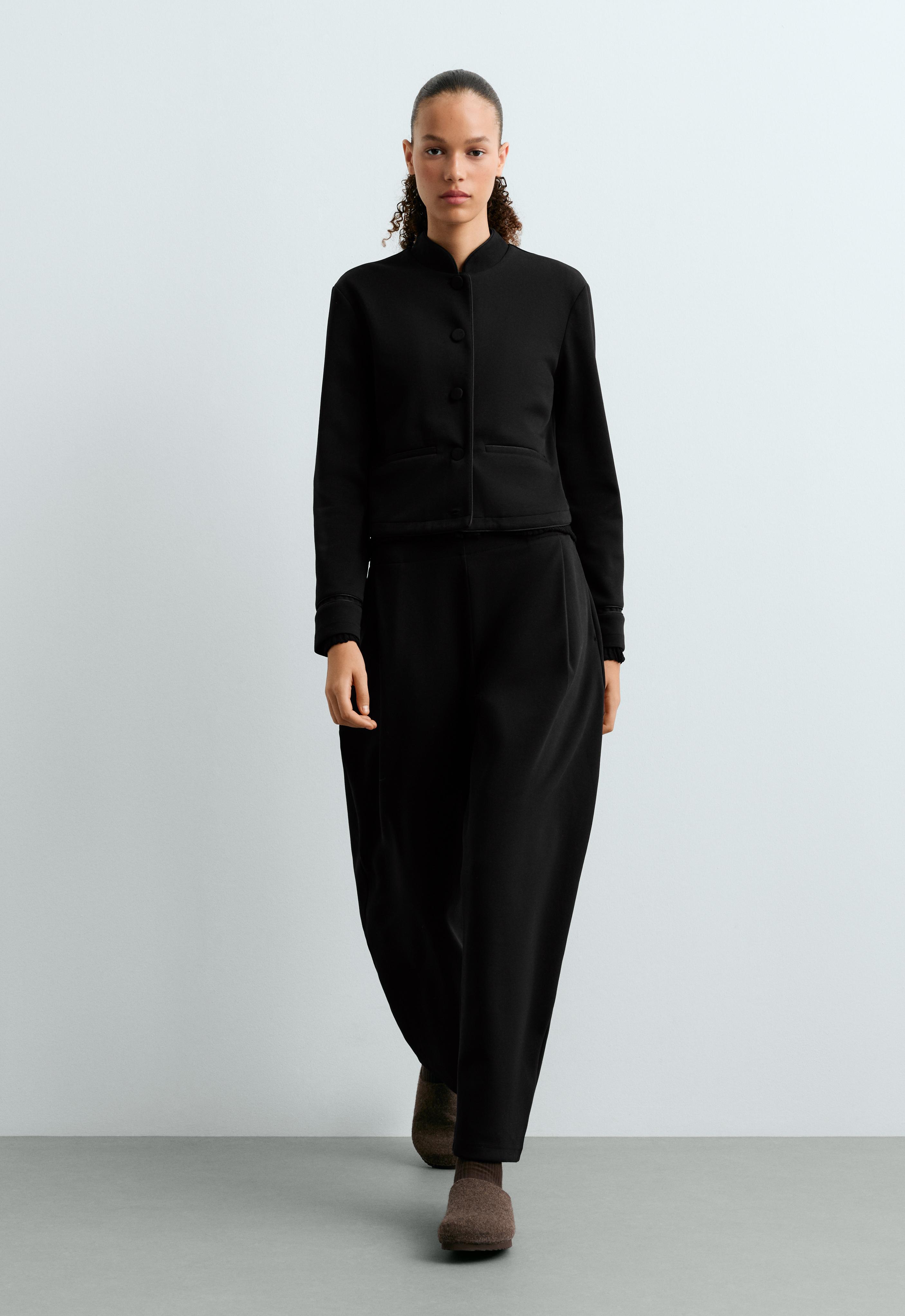 Shawl collar cotton jacket Shawl collar cotton jacket