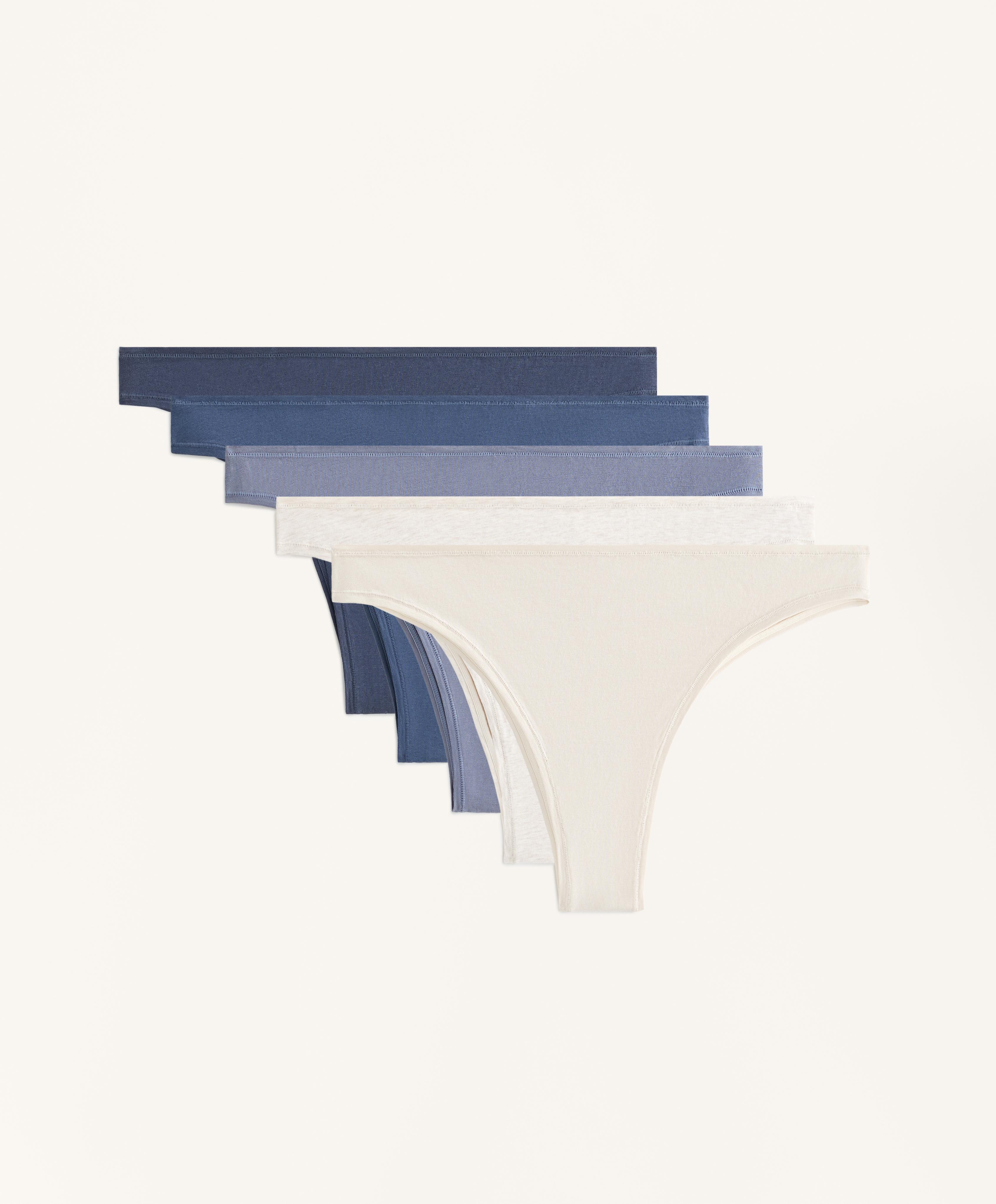 5 brazilian slips van een katoenmix 5 brazilian slips van een katoenmix