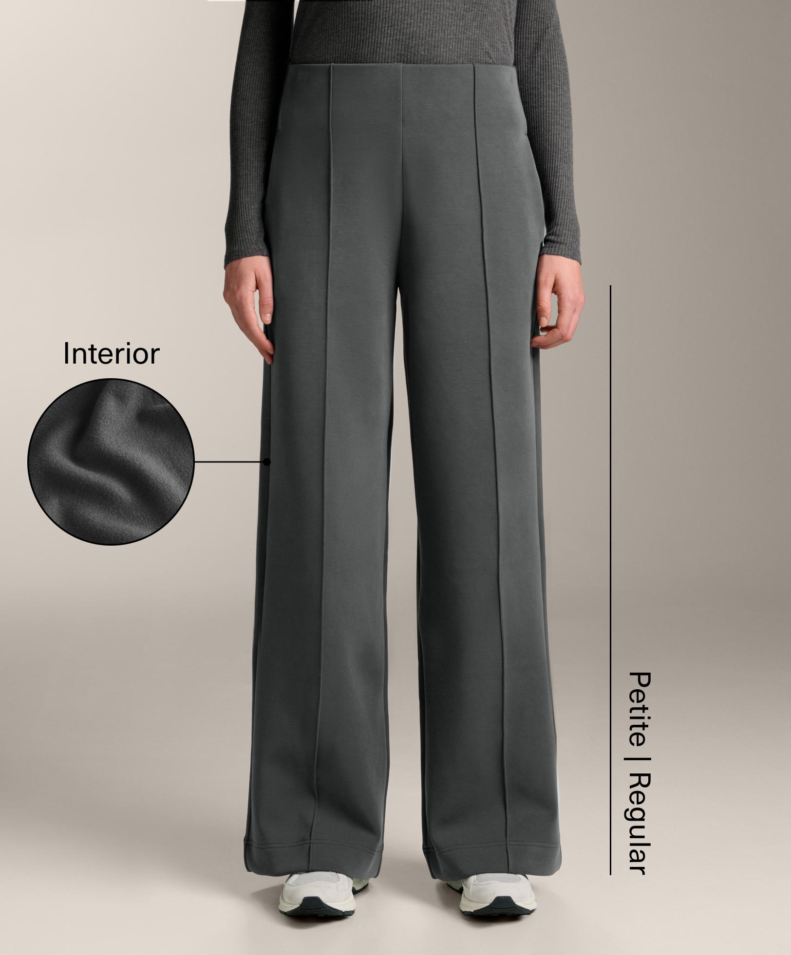 Super high-rise straight-leg trousers with brushed modal Super high-rise straight-leg trousers with brushed modal