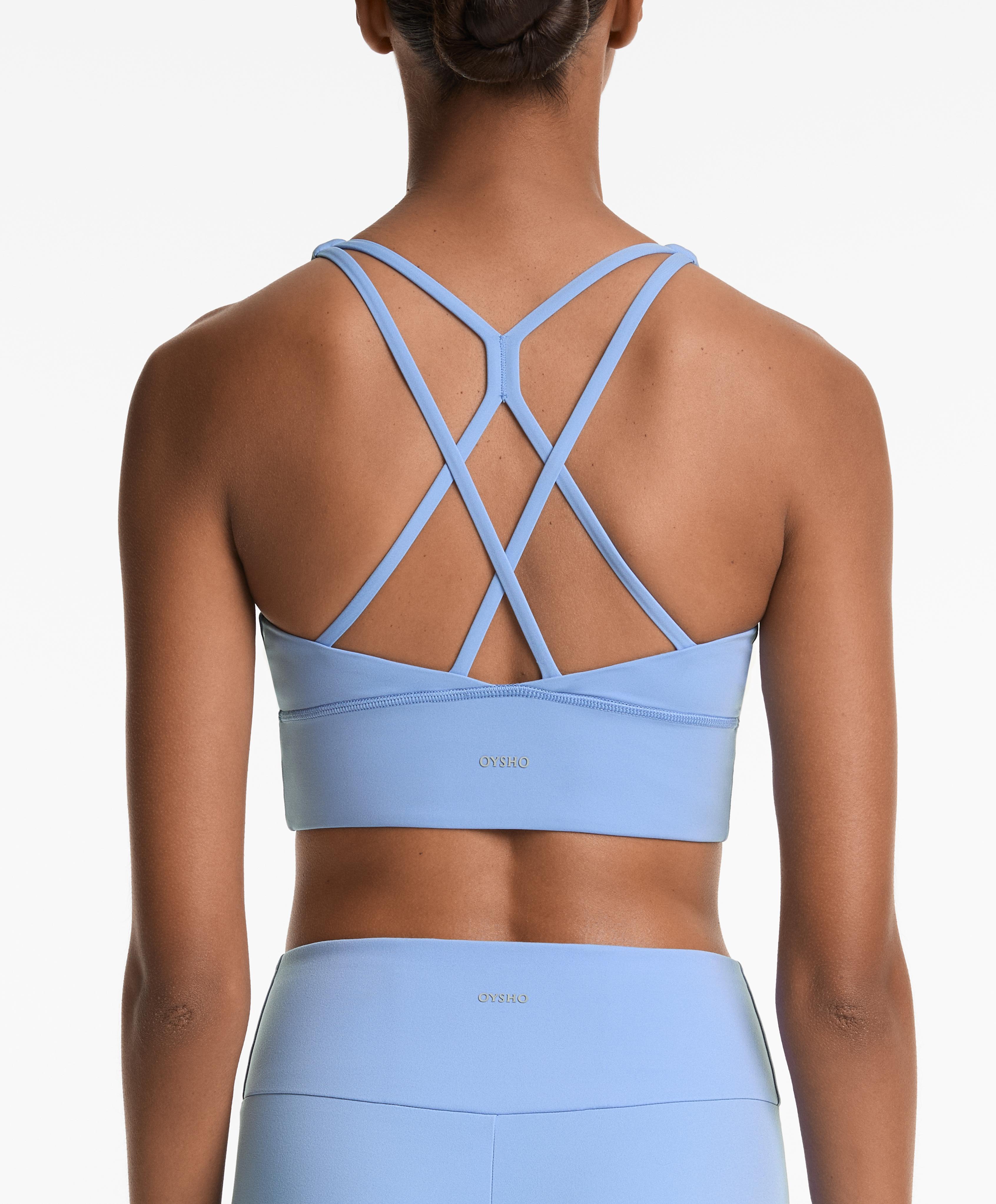 Medium-support comfortlux sports bra with cups