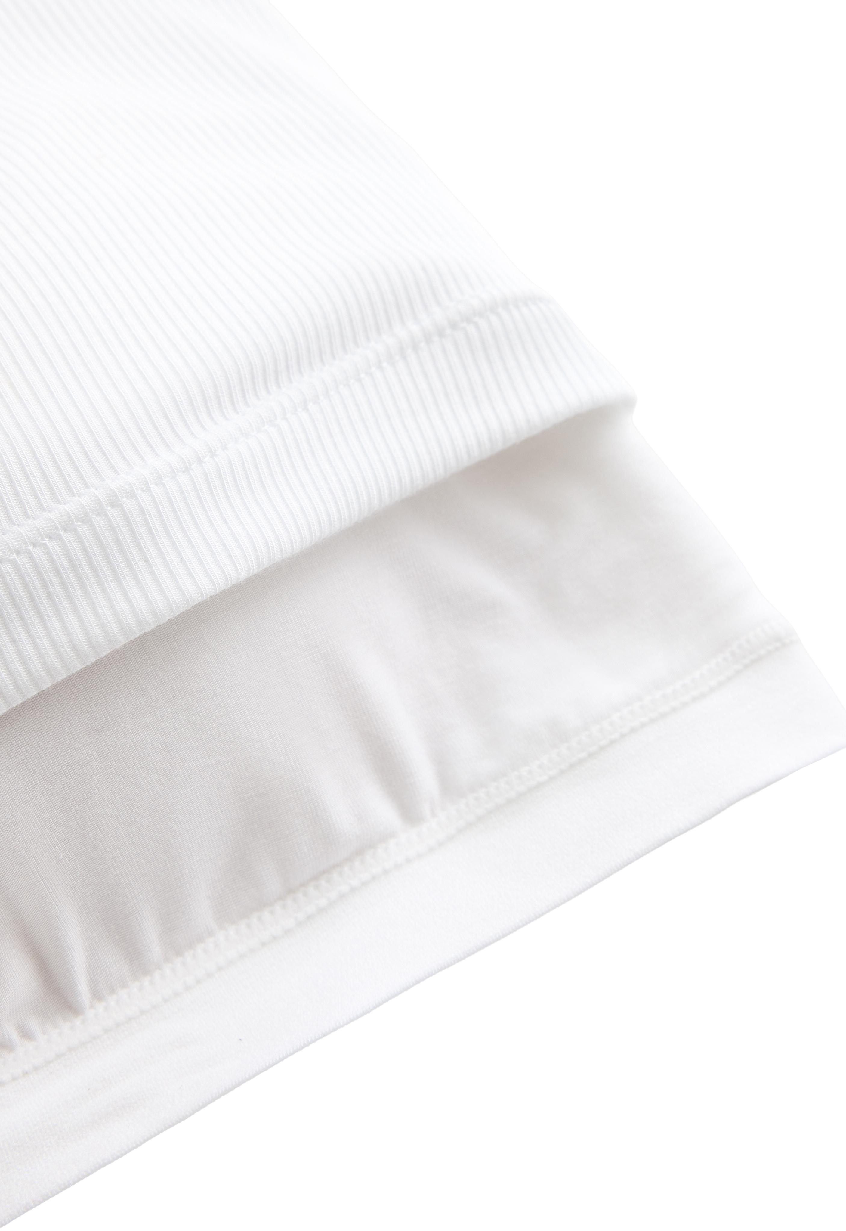 Modal blend tank top with cups — WHITE 