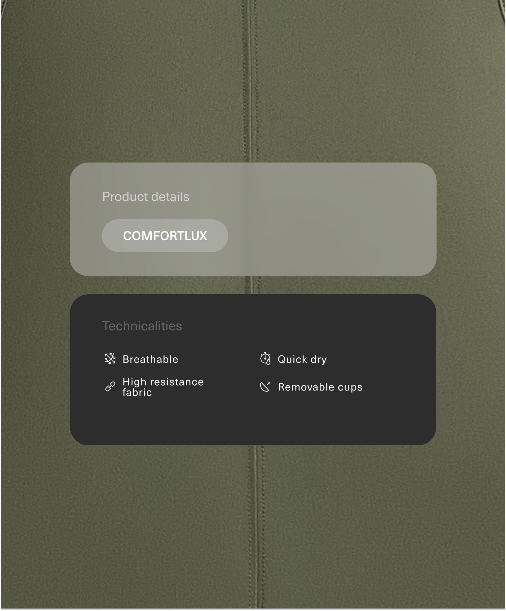 Comfortlux open back halter tank top