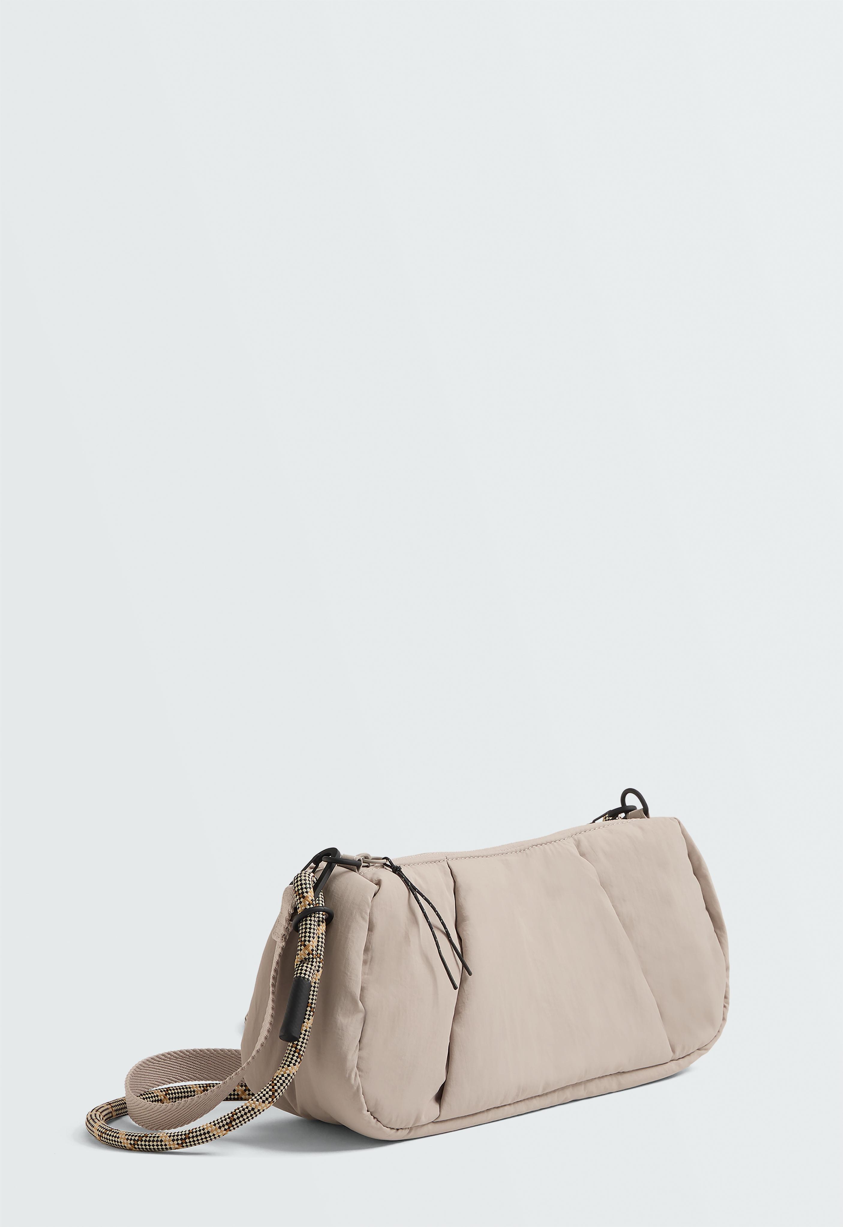 Padded crossbody bag — ECRU