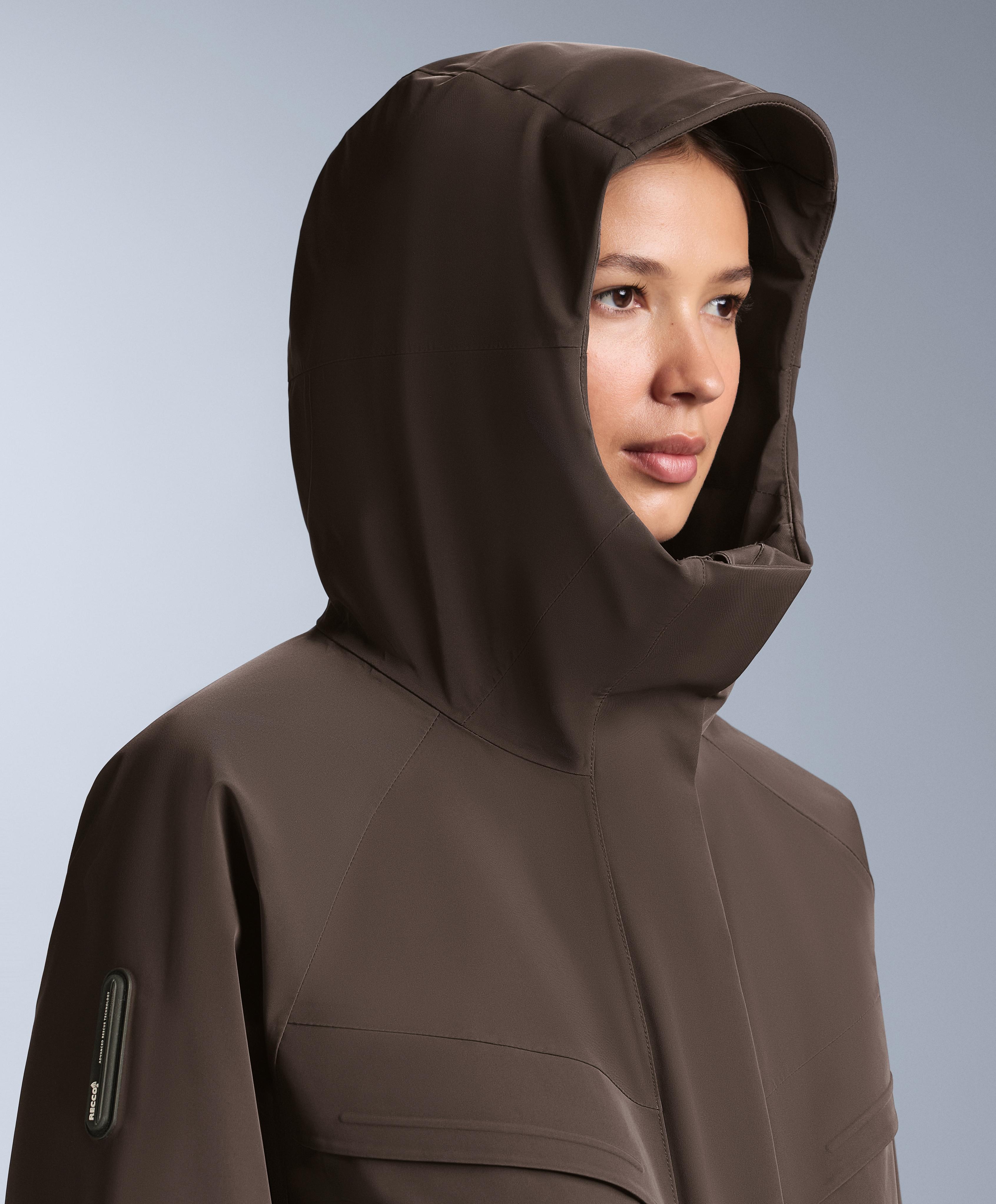 Primaloft® SKI water-resistant performance jumpsuit — DARK BROWN